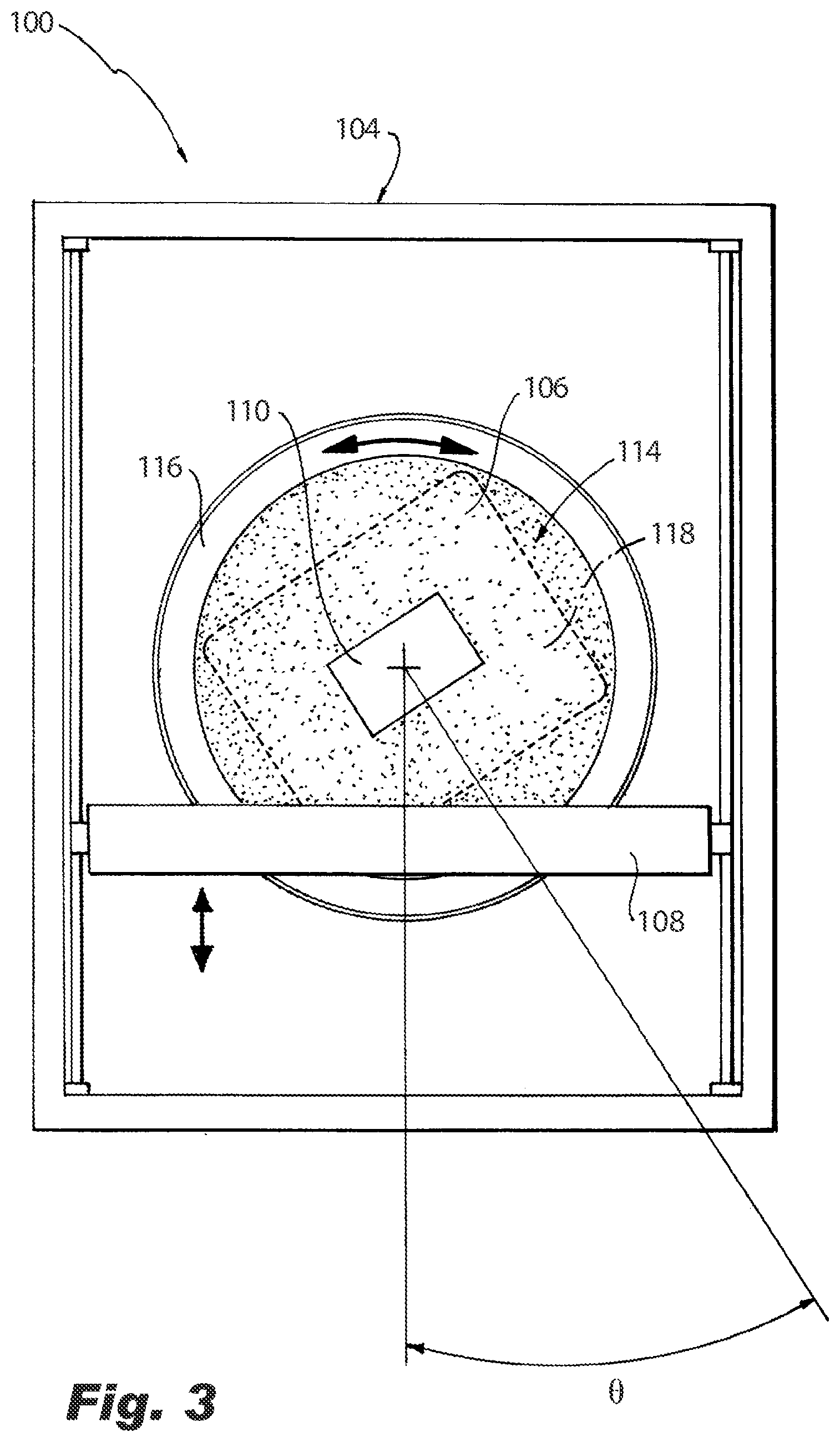 Patent US12377607 Figure 3 – Rotating relative recoater and part orientation