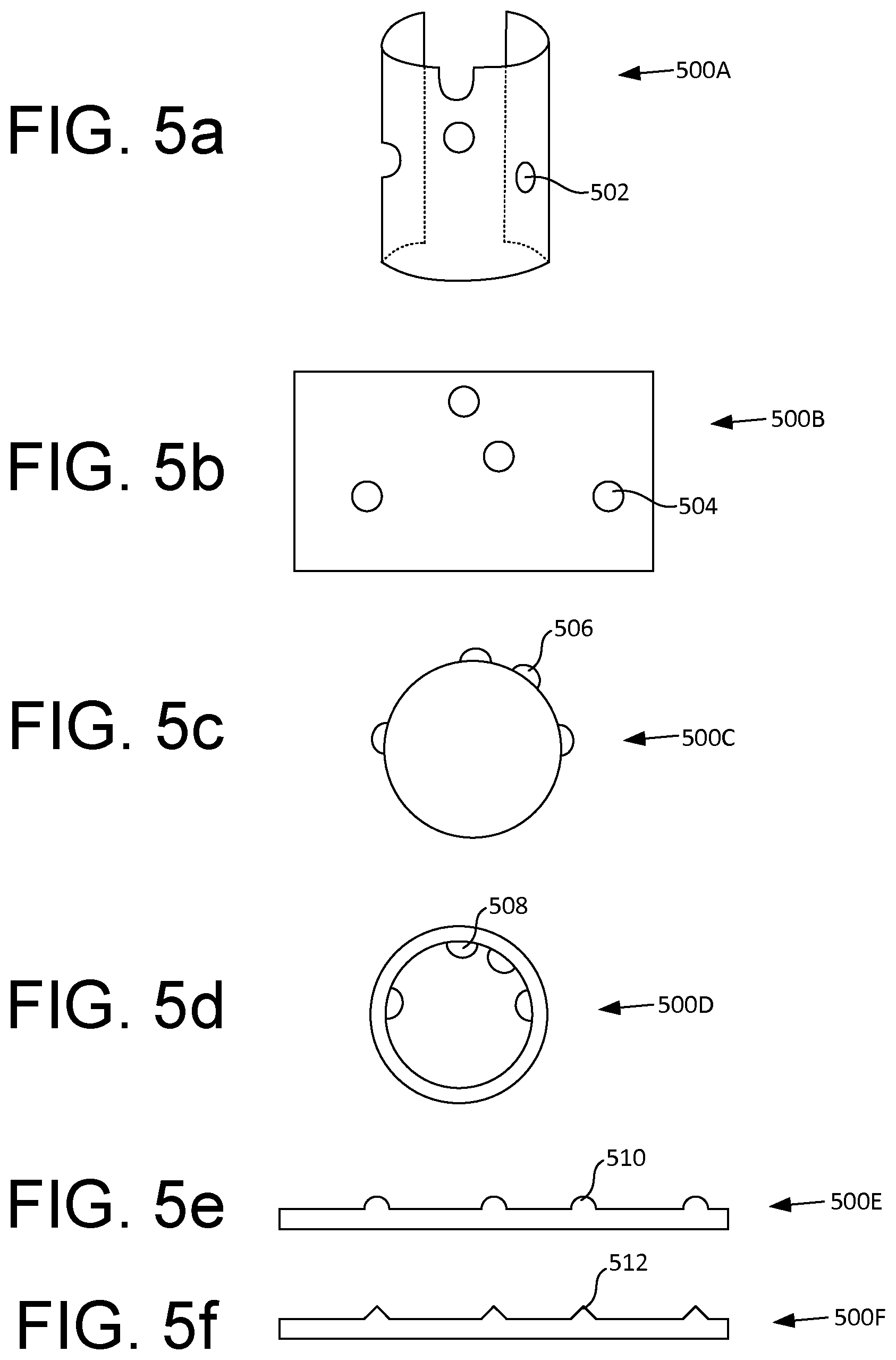 Patent US12377609 Figure 5 – Fenestration template for endovascular repair of aortic aneurysms