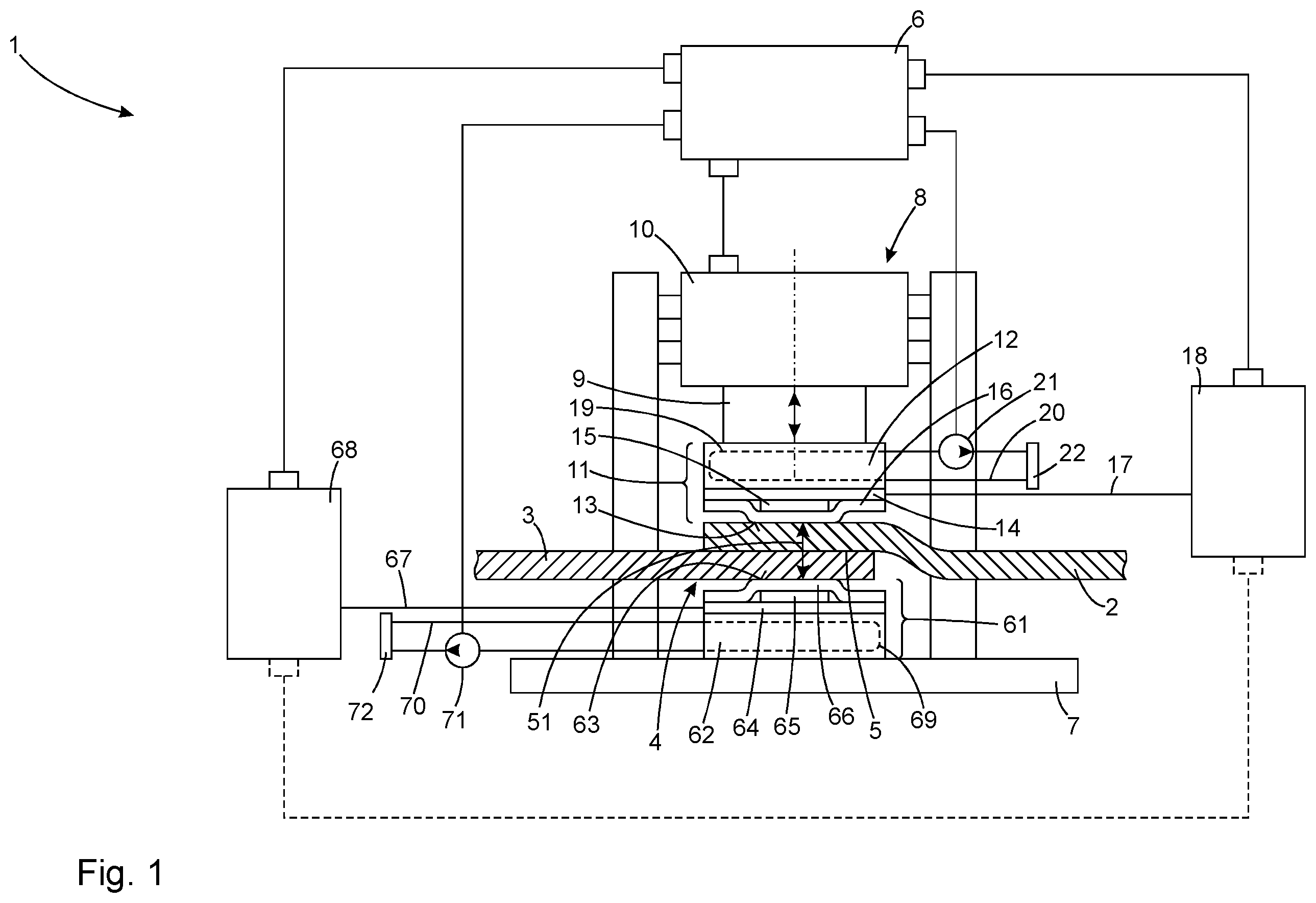 Patent US12377614 Figure 1 – Welding apparatus and method for evaluating an operating state of a welding apparatus