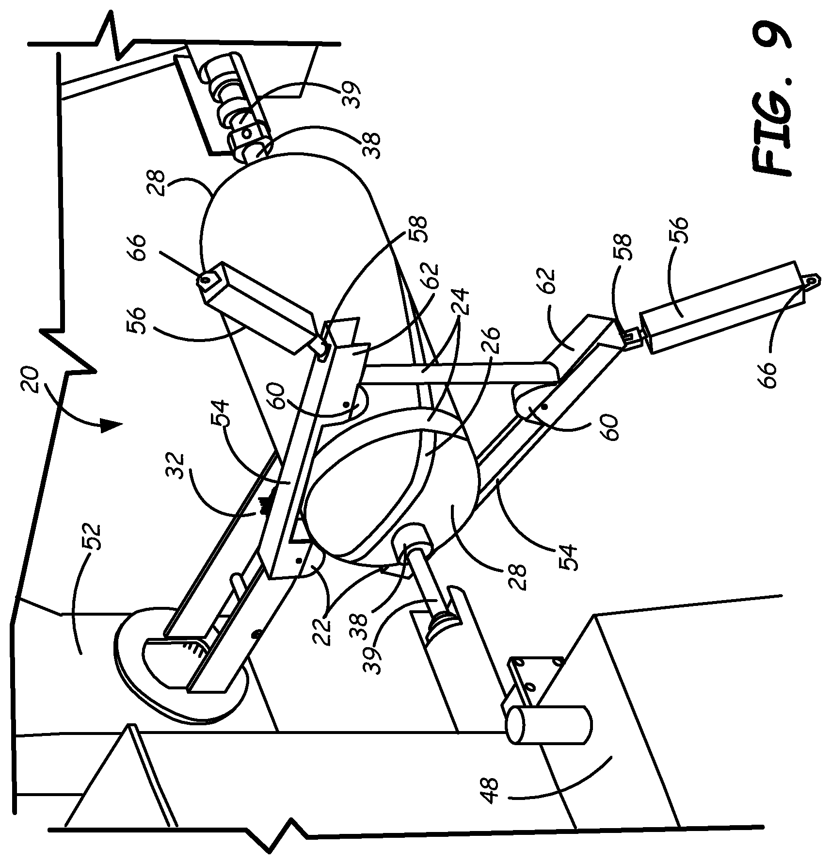 Patent US12377616 Figure 6 – Device for stabilizing localized dome reinforcement