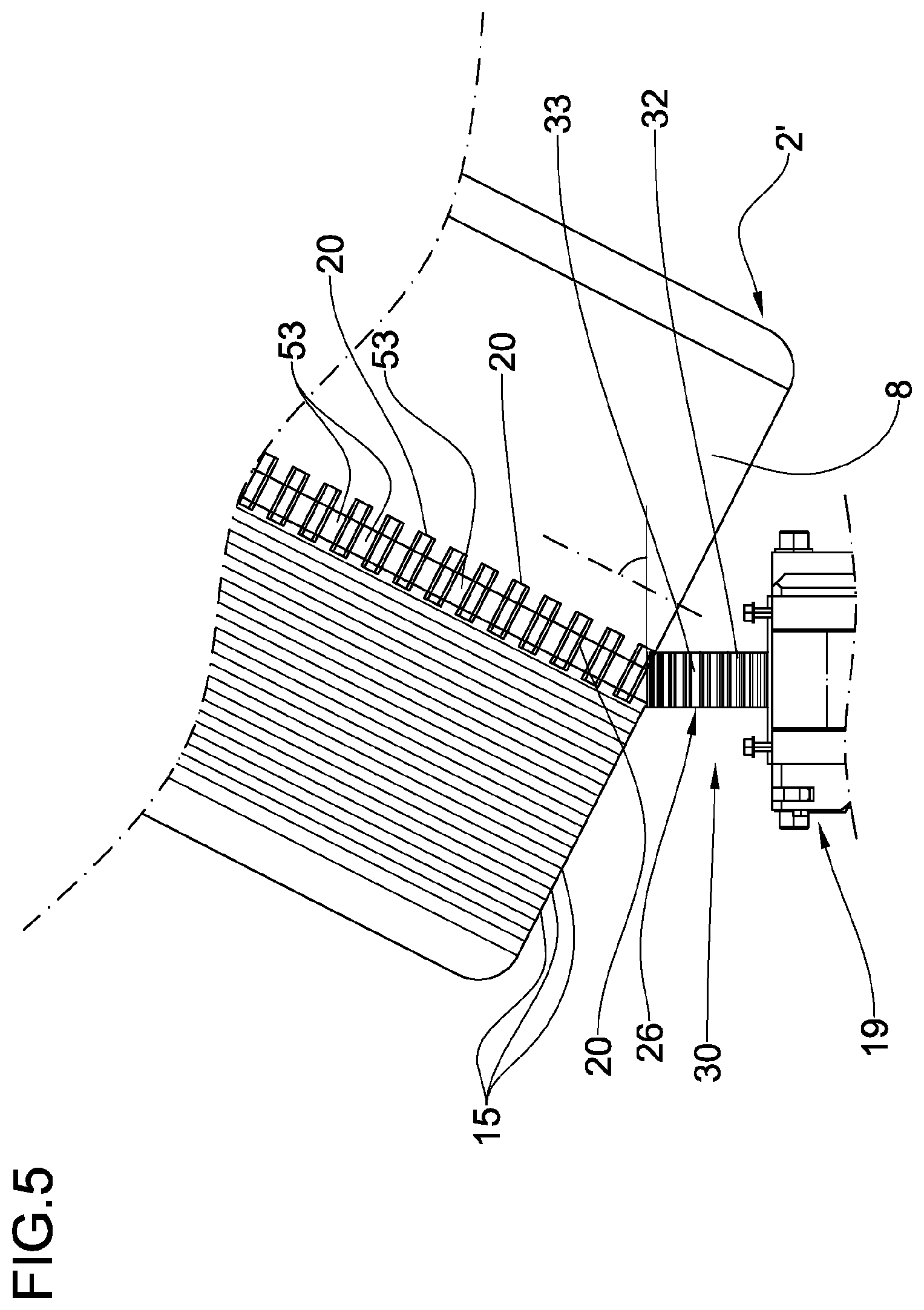 Patent US12377626 Figure 5 – Process and apparatus for building tyres for vehicle wheels