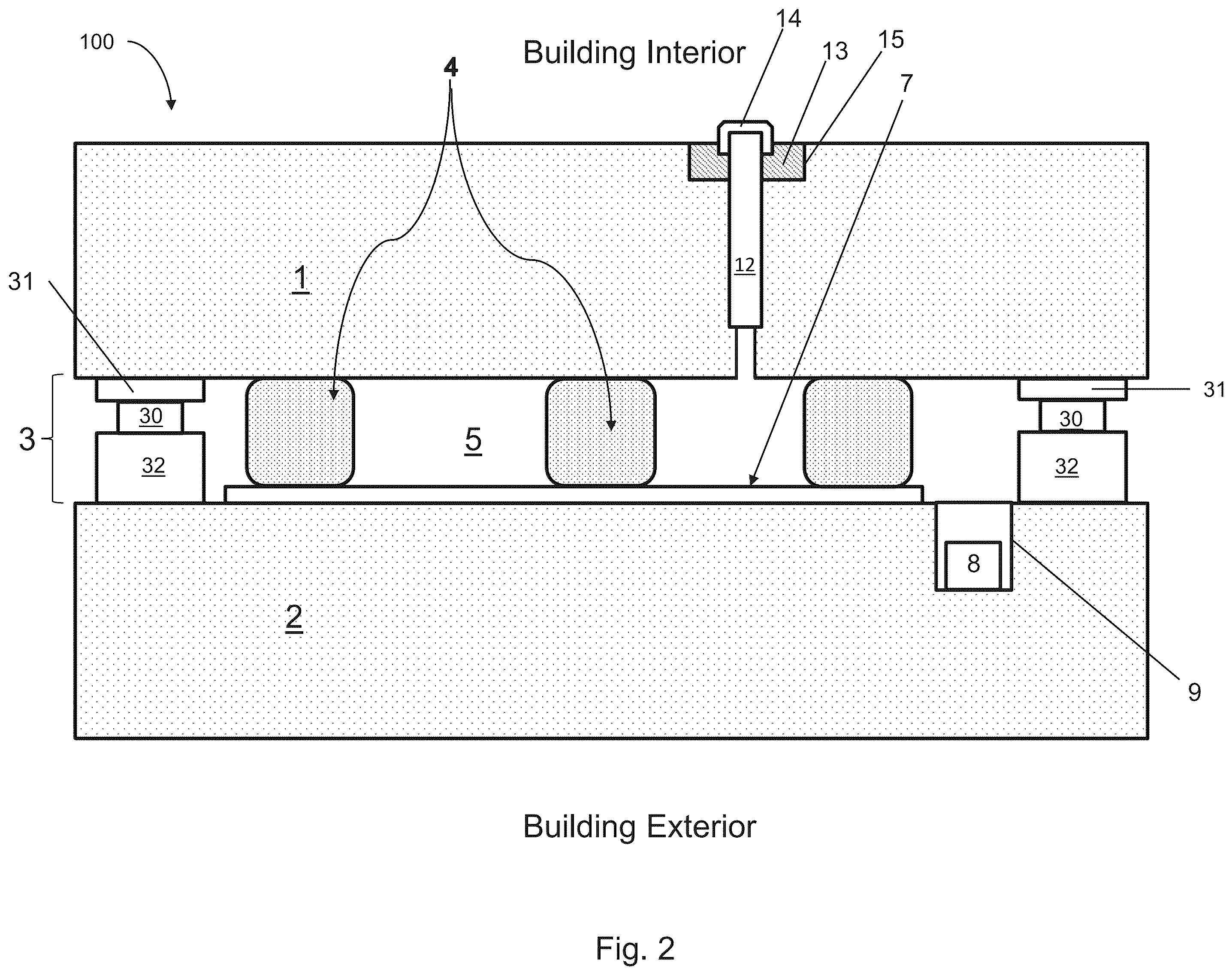 Patent US12377639 Figure 2 – Vacuum insulated panel with seal material thermal diffusivity and/or conductivity
