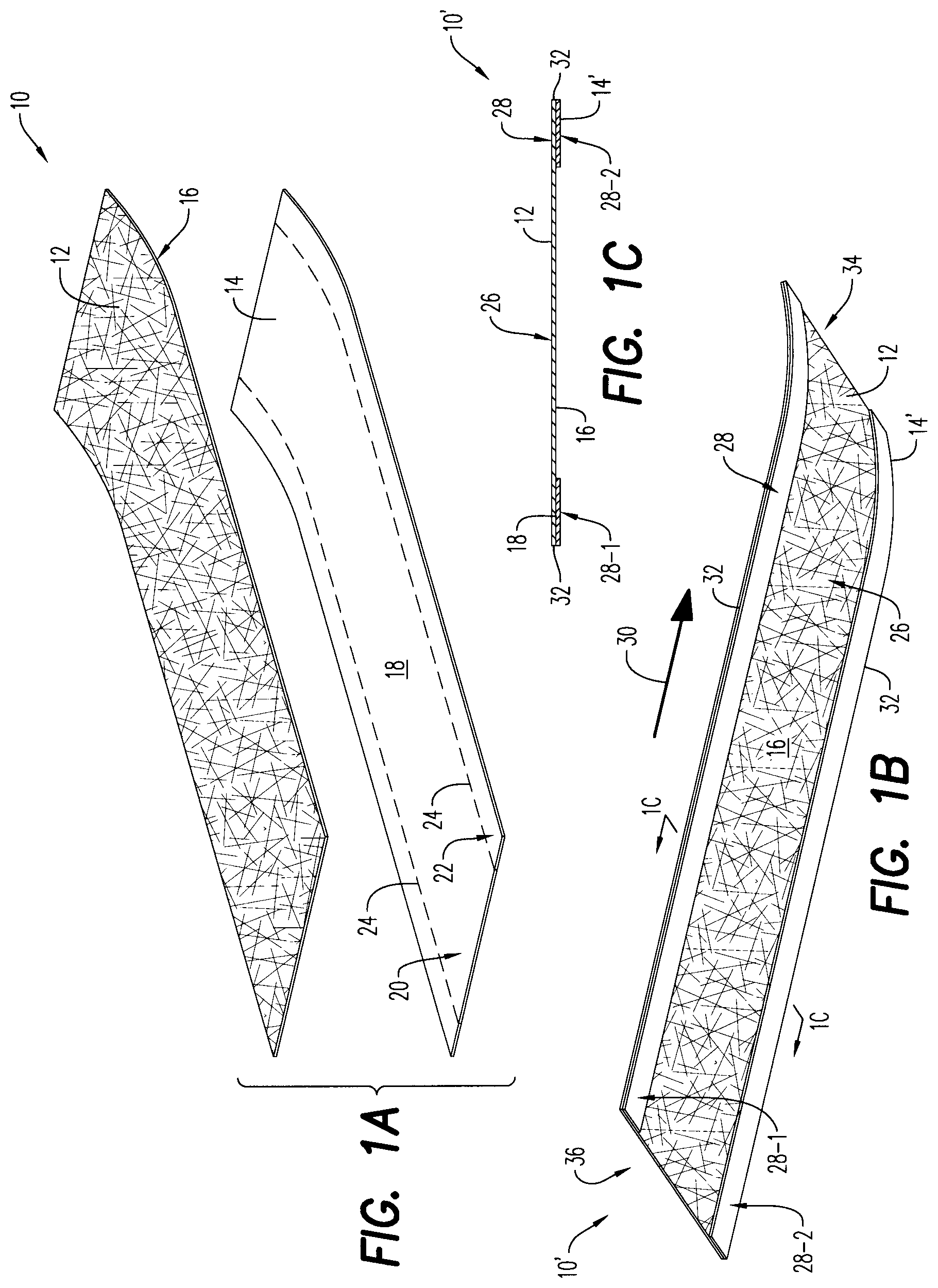 Patent US12377644 Figure 1 – Carrier material layer