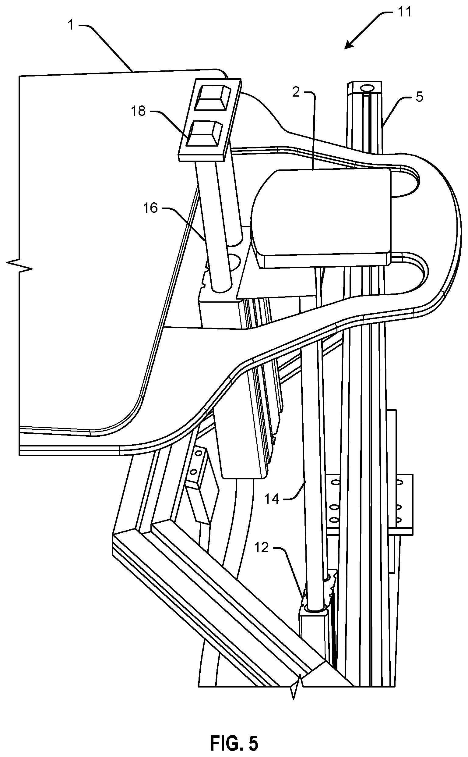 Patent US12377647 Figure 5 – Automated loading and unloading system for textile printing