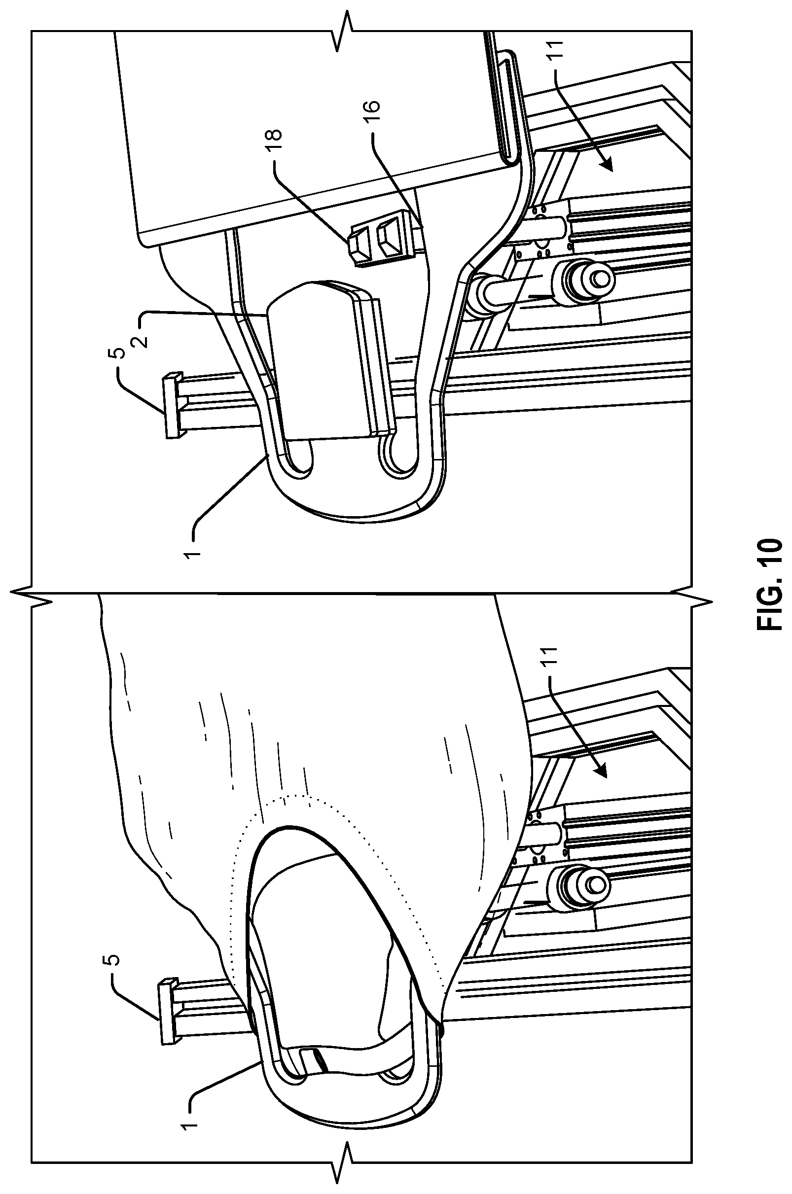 Patent US12377647 Figure 10 – Automated loading and unloading system for textile printing