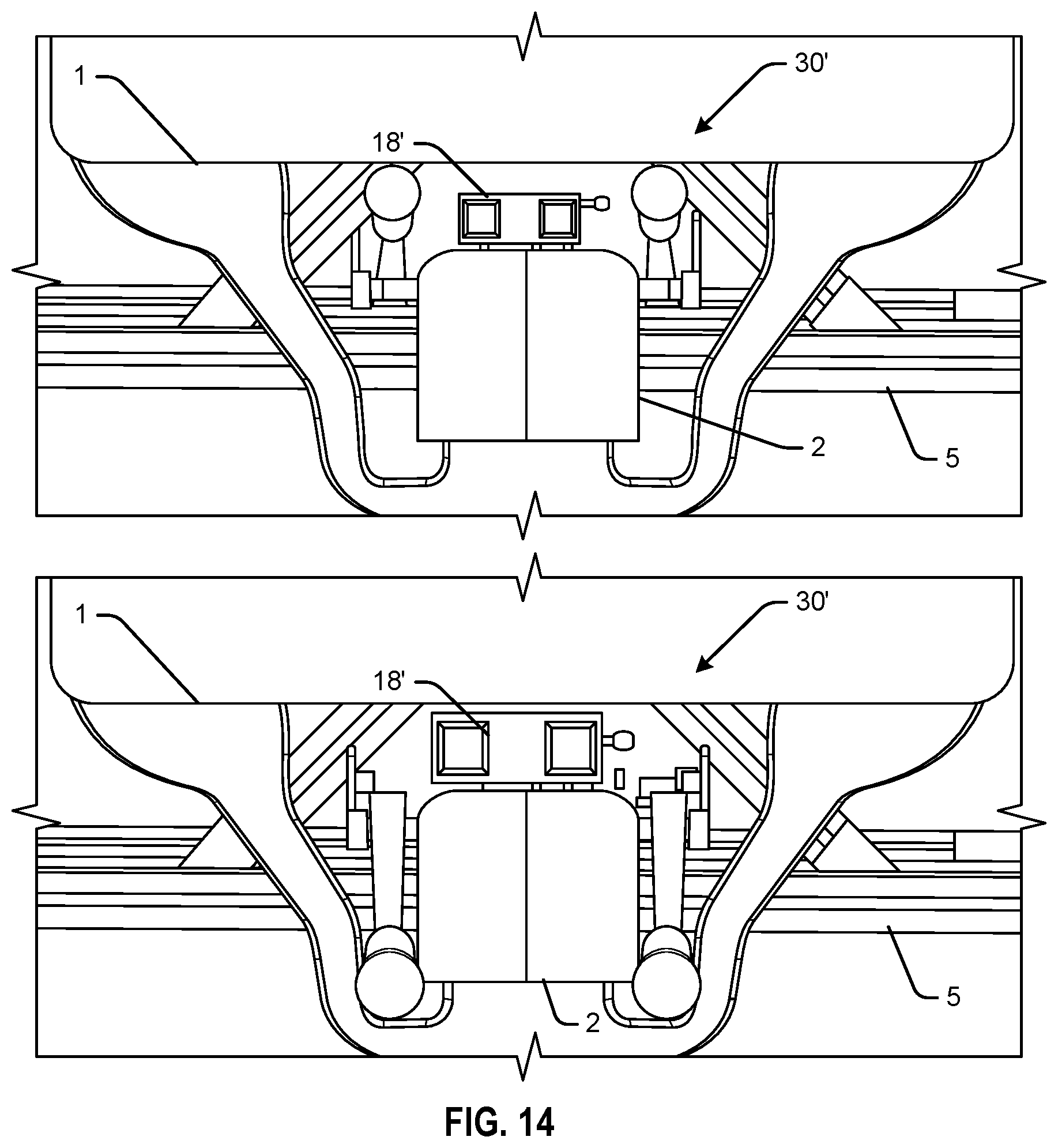 Patent US12377647 Figure 14 – Automated loading and unloading system for textile printing