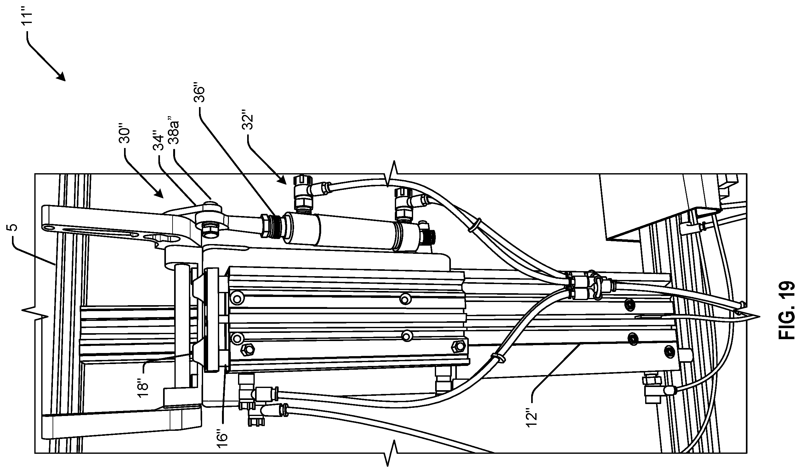 Patent US12377647 Figure 19 – Automated loading and unloading system for textile printing
