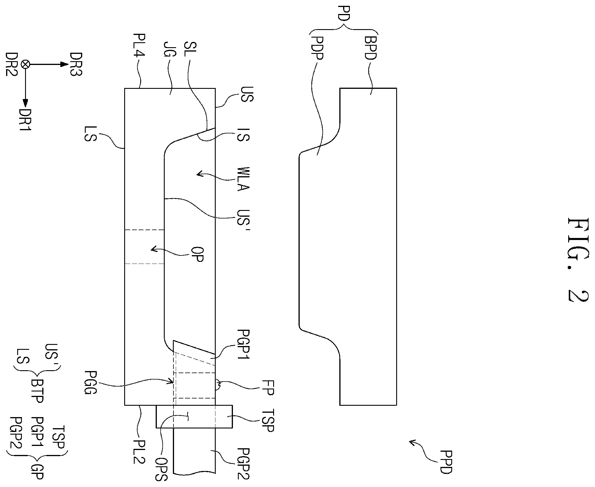 Patent US12377648 Figure 2 – Pad printing device and window printing method using the same