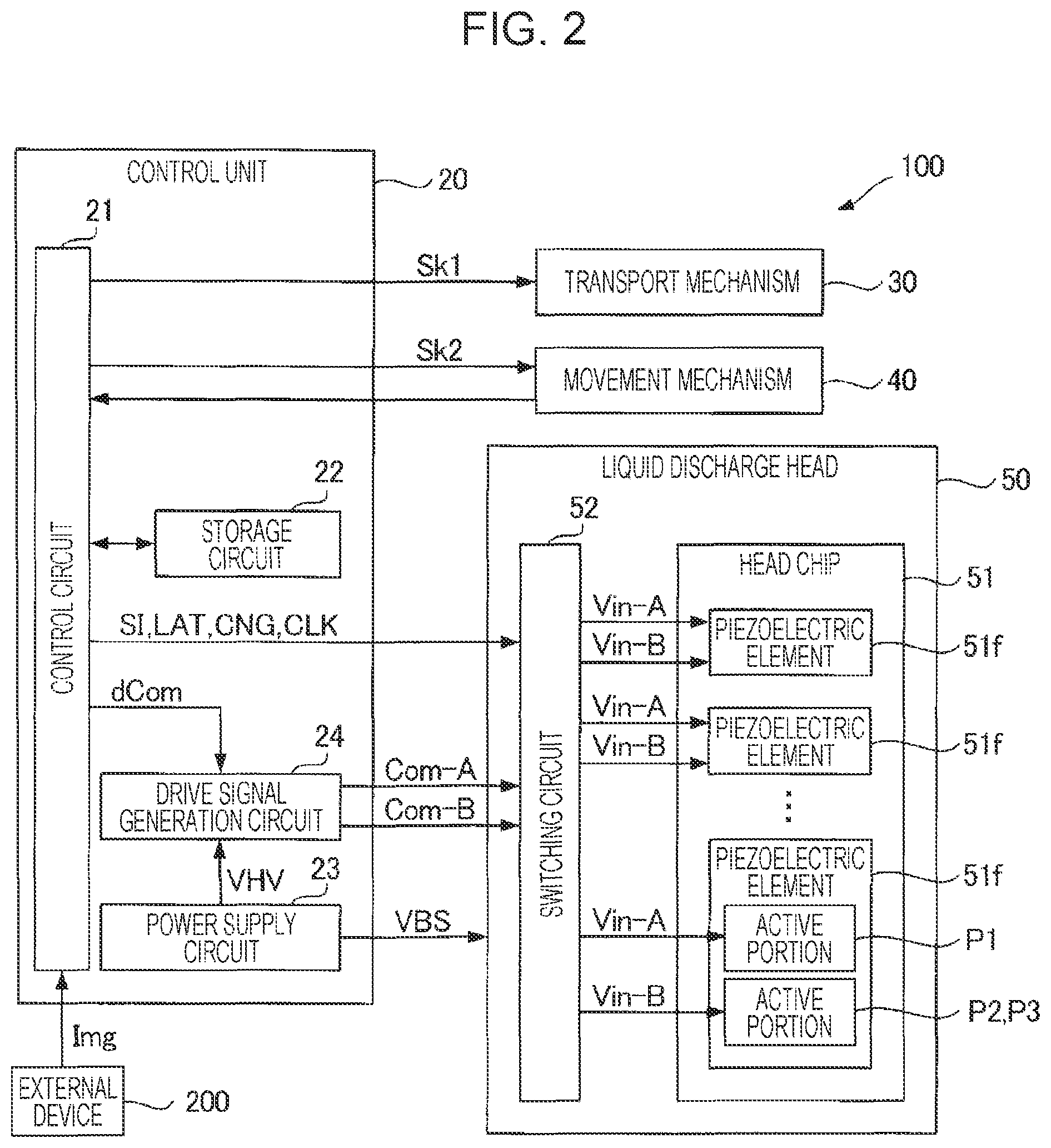 Patent US12377651 Figure 2 – Liquid discharge head and liquid discharge apparatus