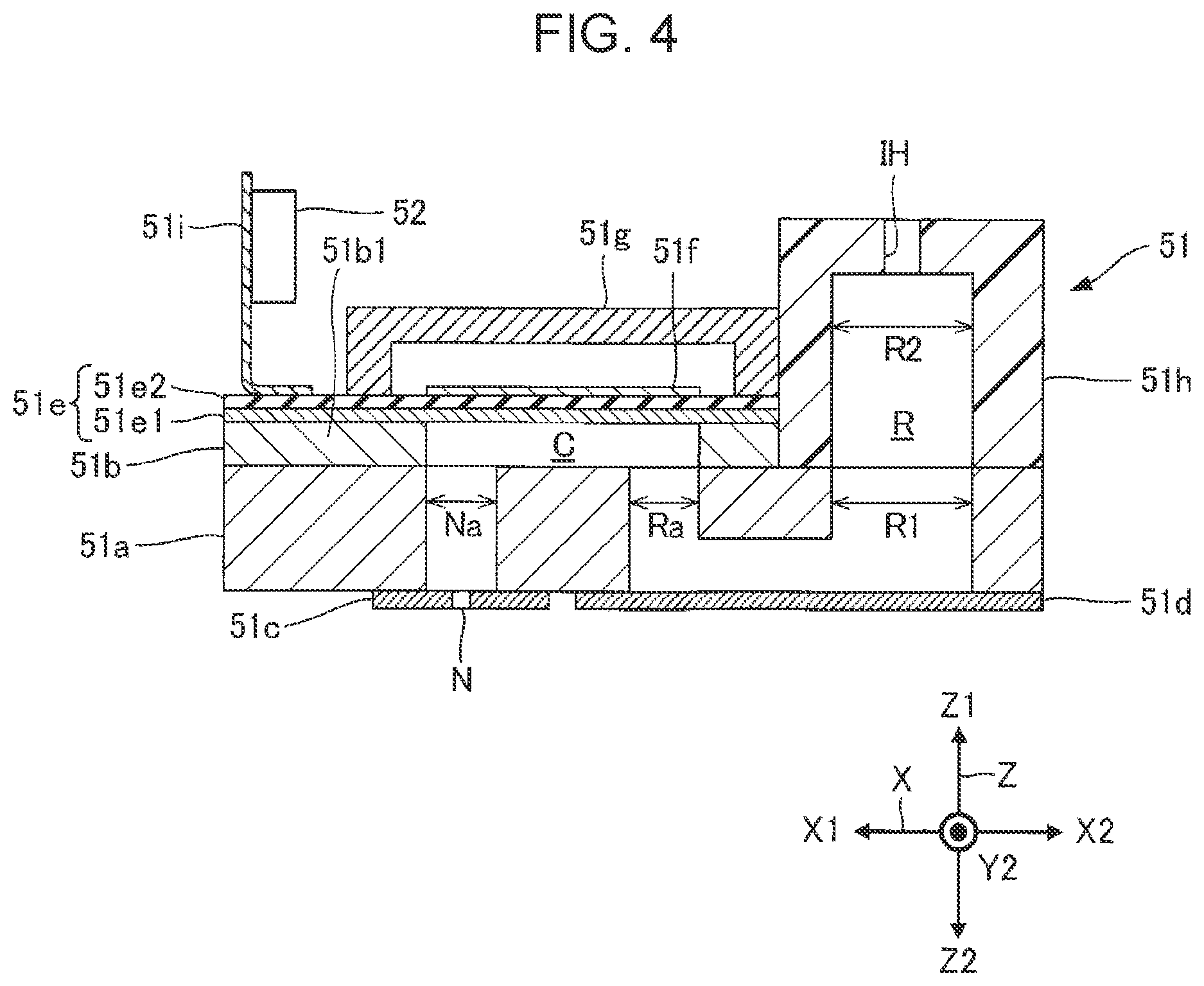 Patent US12377651 Figure 4 – Liquid discharge head and liquid discharge apparatus