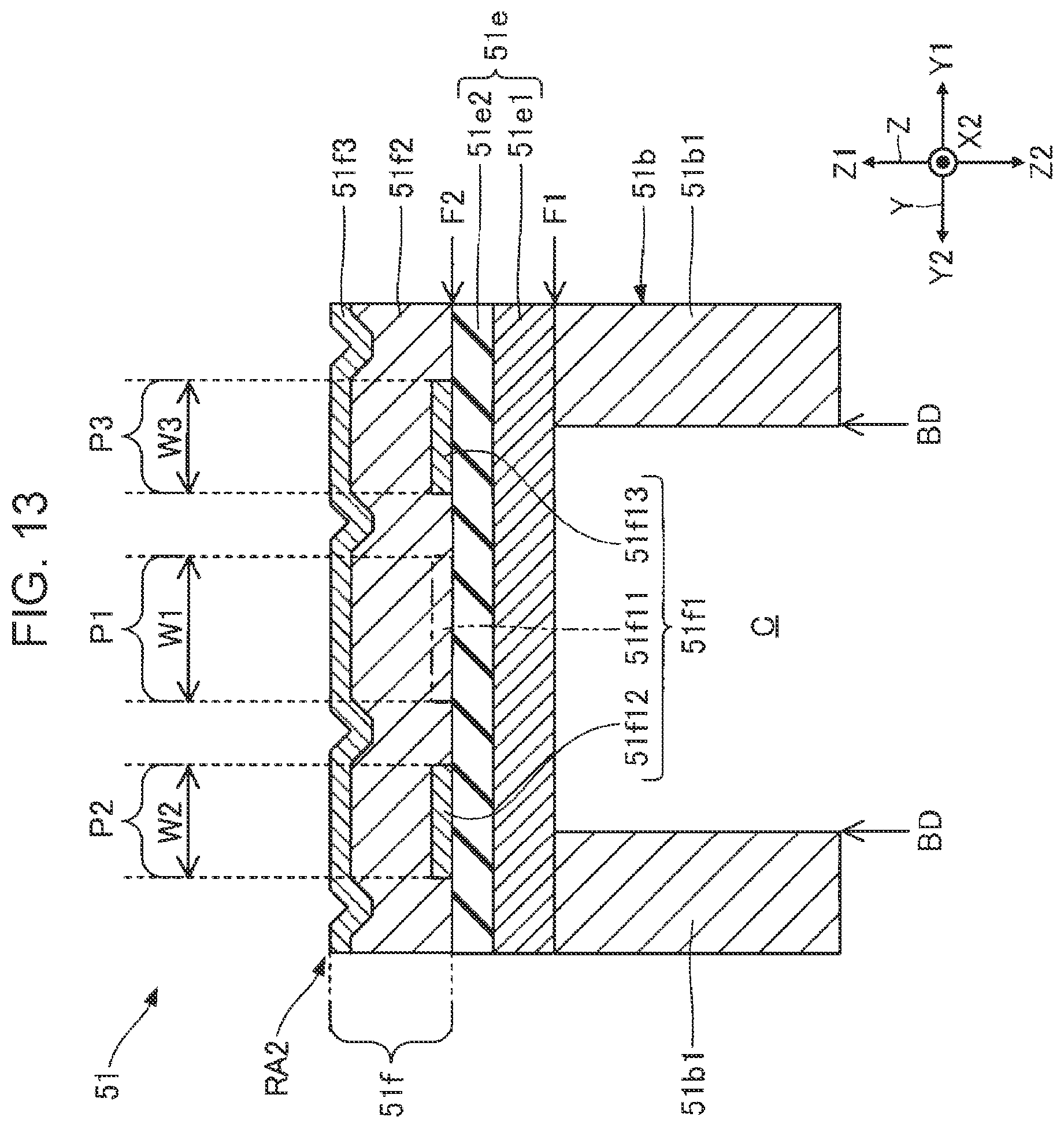 Patent US12377651 Figure 12 – Liquid discharge head and liquid discharge apparatus
