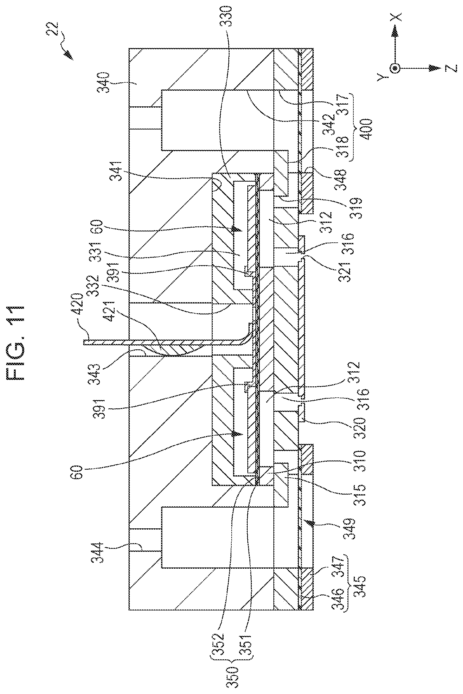 Patent US12377652 Figure 10 – Liquid ejection apparatus and print head