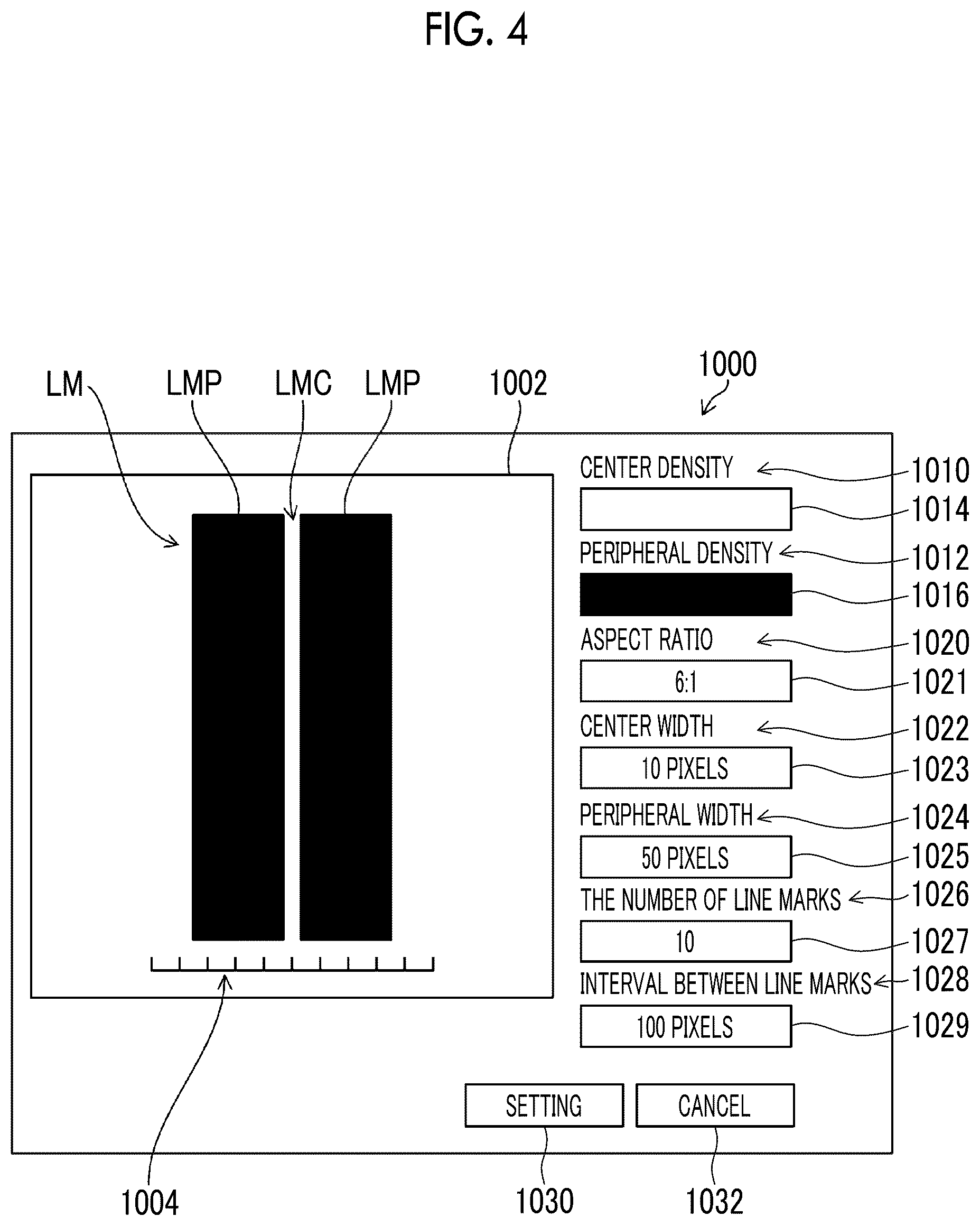 Patent US12377660 Figure 4 – Density unevenness correction data creation method, density unevenness correction data creation apparatus, printing system, program, test chart, and test chart data creation apparatus