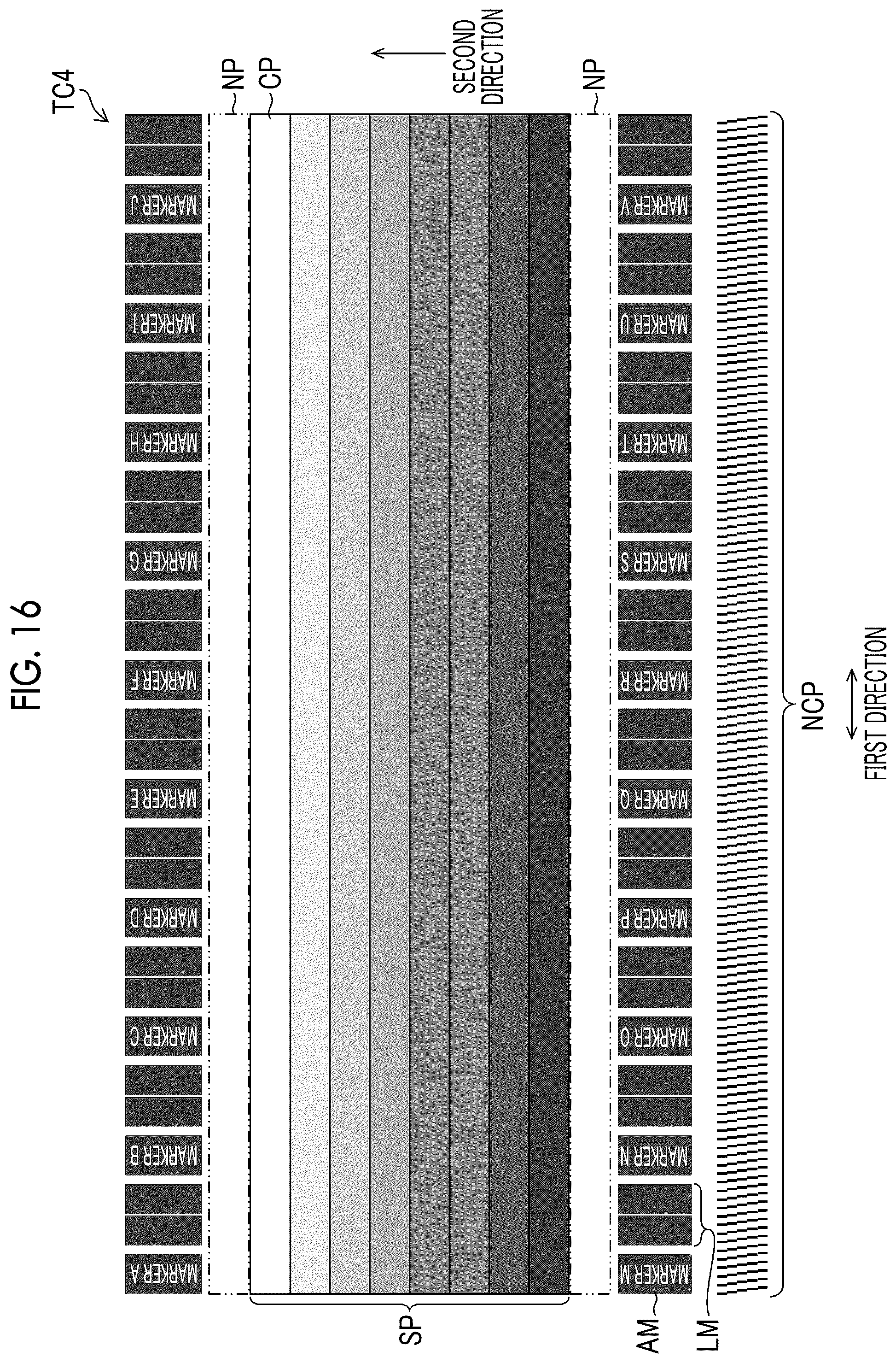Patent US12377660 Figure 15 – Density unevenness correction data creation method, density unevenness correction data creation apparatus, printing system, program, test chart, and test chart data creation apparatus