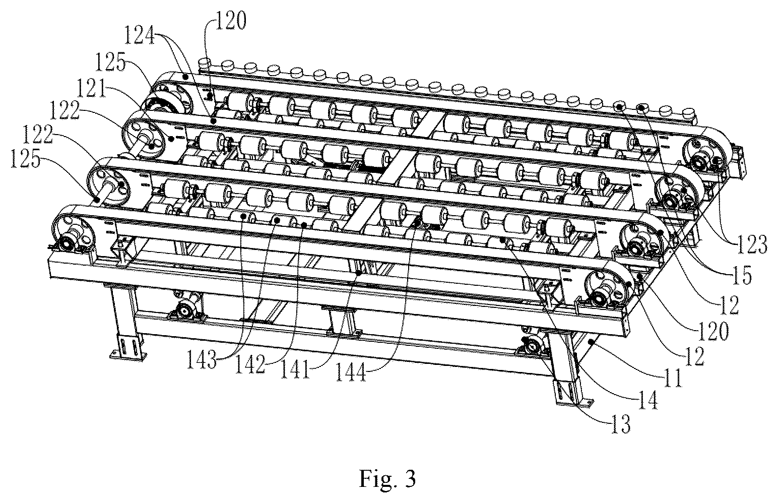Patent US12377661 Figure 3 – Inkjet processing system for artificial stones and application thereof