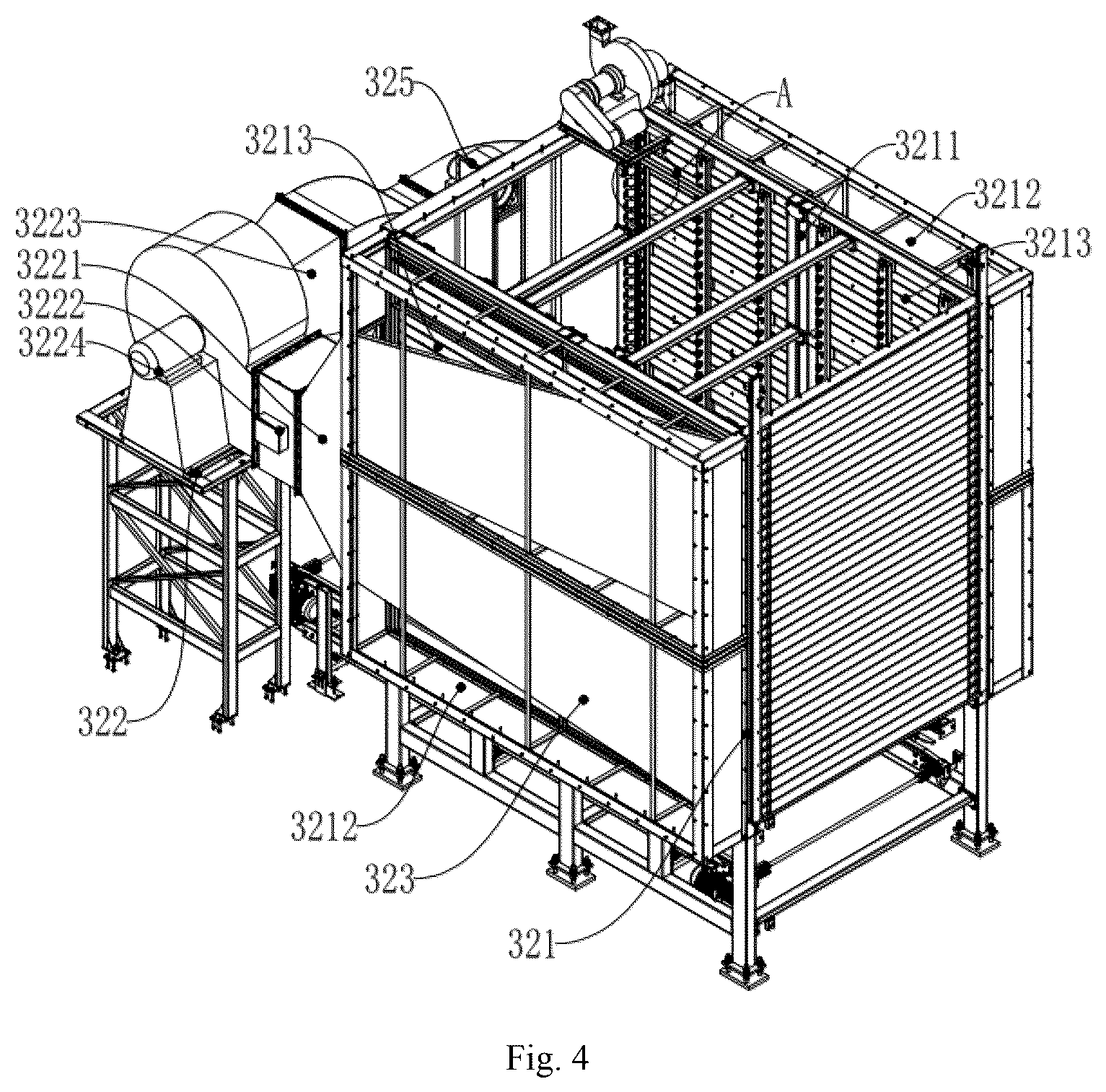 Patent US12377661 Figure 4 – Inkjet processing system for artificial stones and application thereof