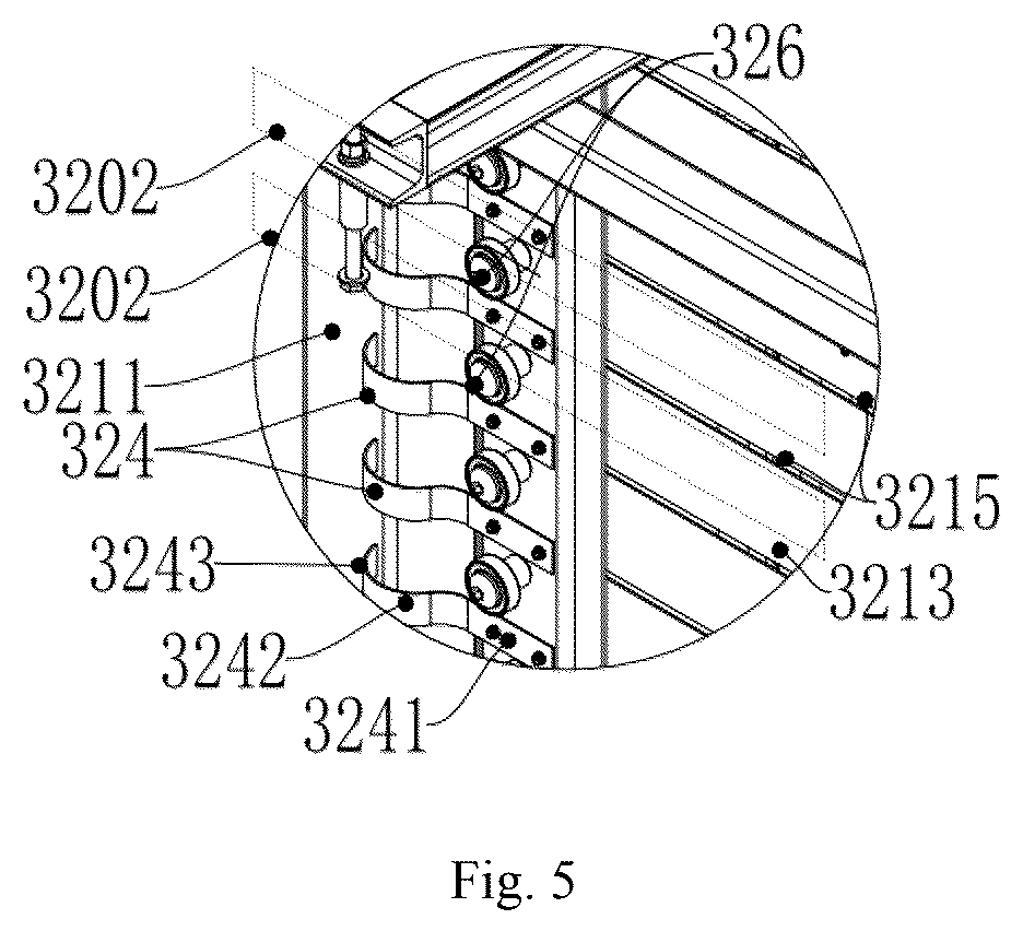 Patent US12377661 Figure 5 – Inkjet processing system for artificial stones and application thereof