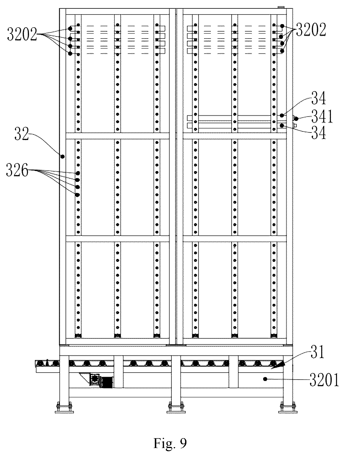Patent US12377661 Figure 9 – Inkjet processing system for artificial stones and application thereof
