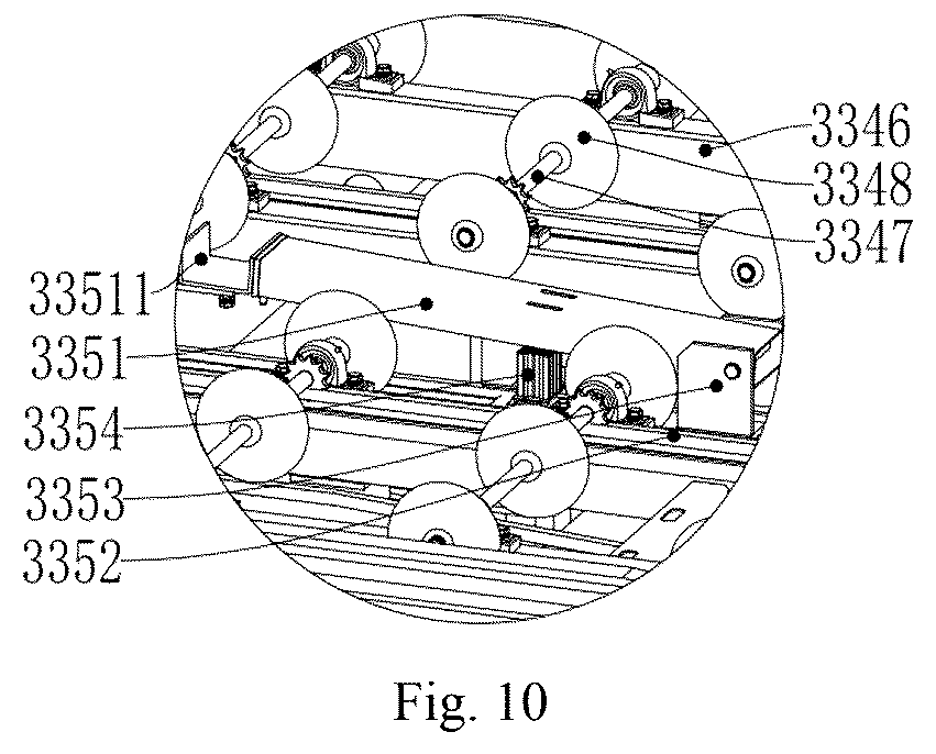 Patent US12377661 Figure 10 – Inkjet processing system for artificial stones and application thereof