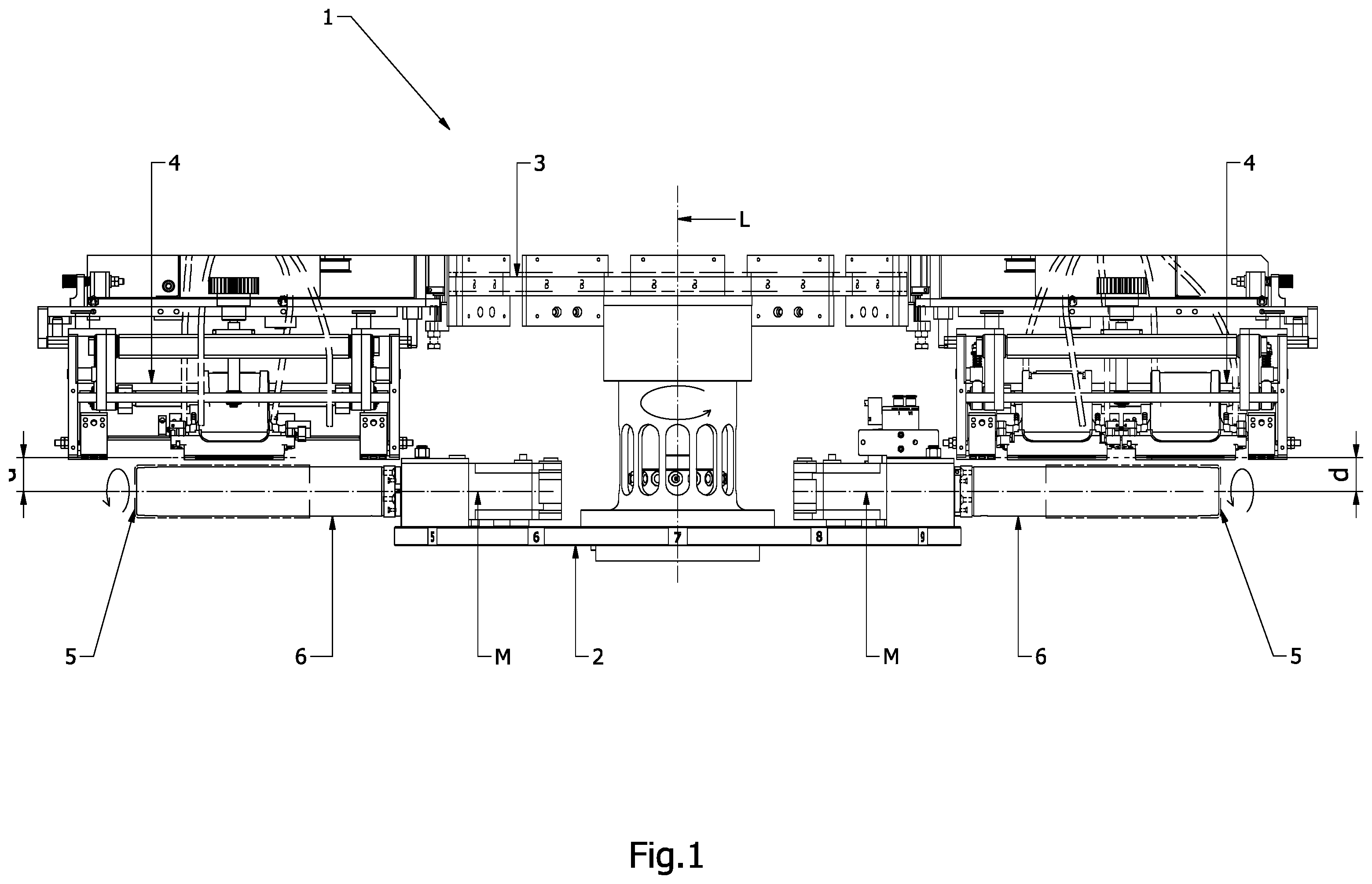 Patent US12377667 — Ink jet digital printing machine — Figure 1