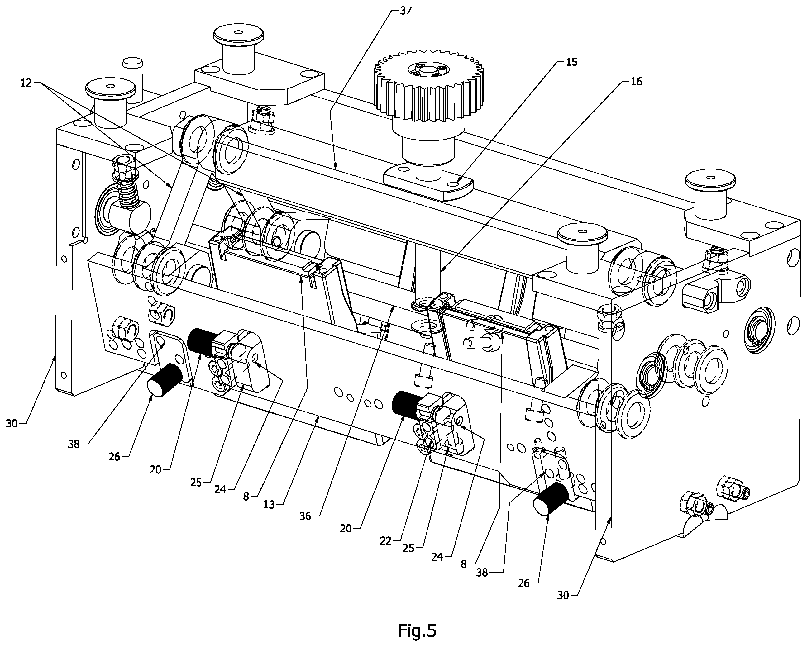 Patent US12377667 Figure 5 – Ink jet digital printing machine