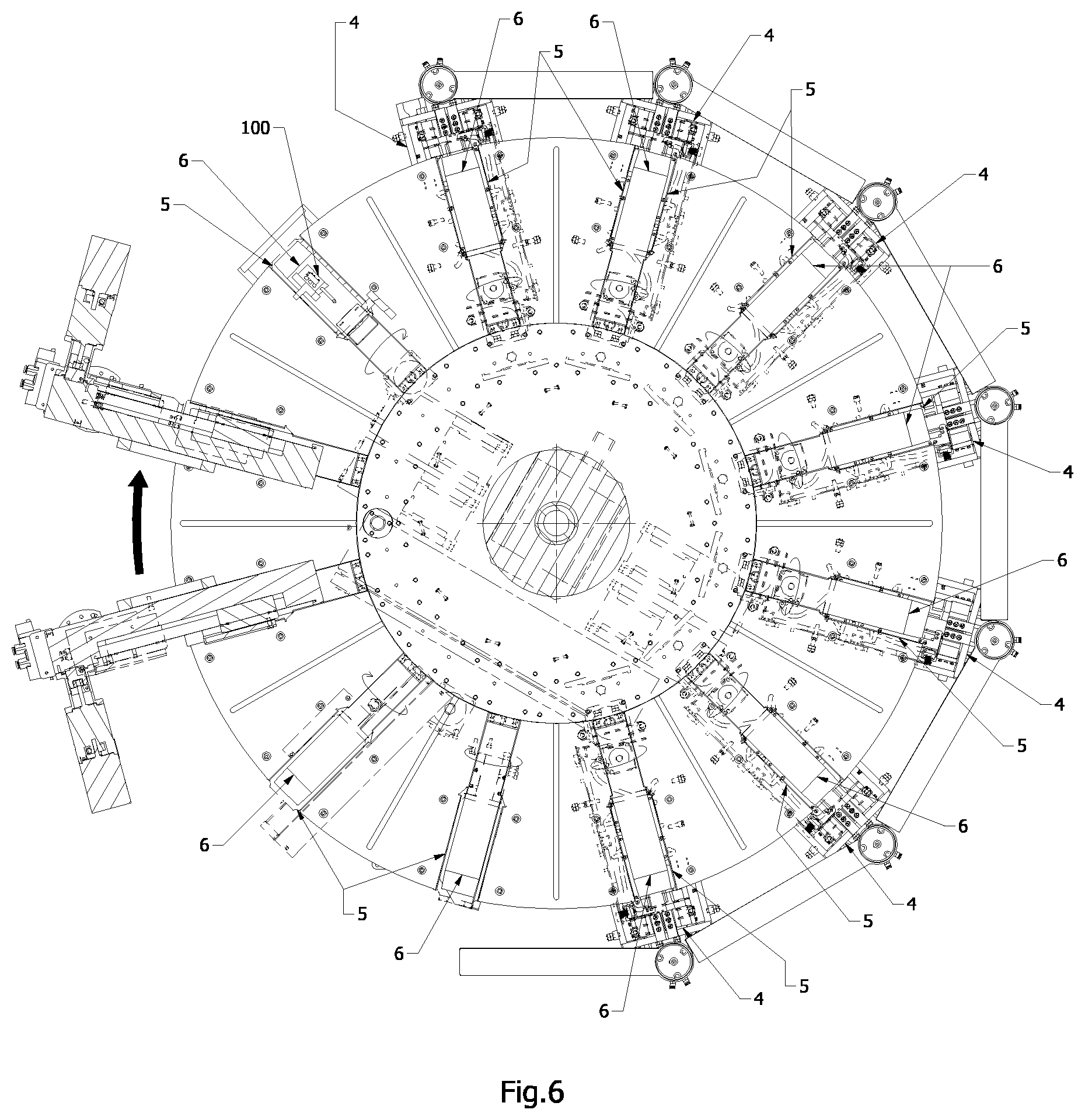 Patent US12377667 Figure 6 – Ink jet digital printing machine
