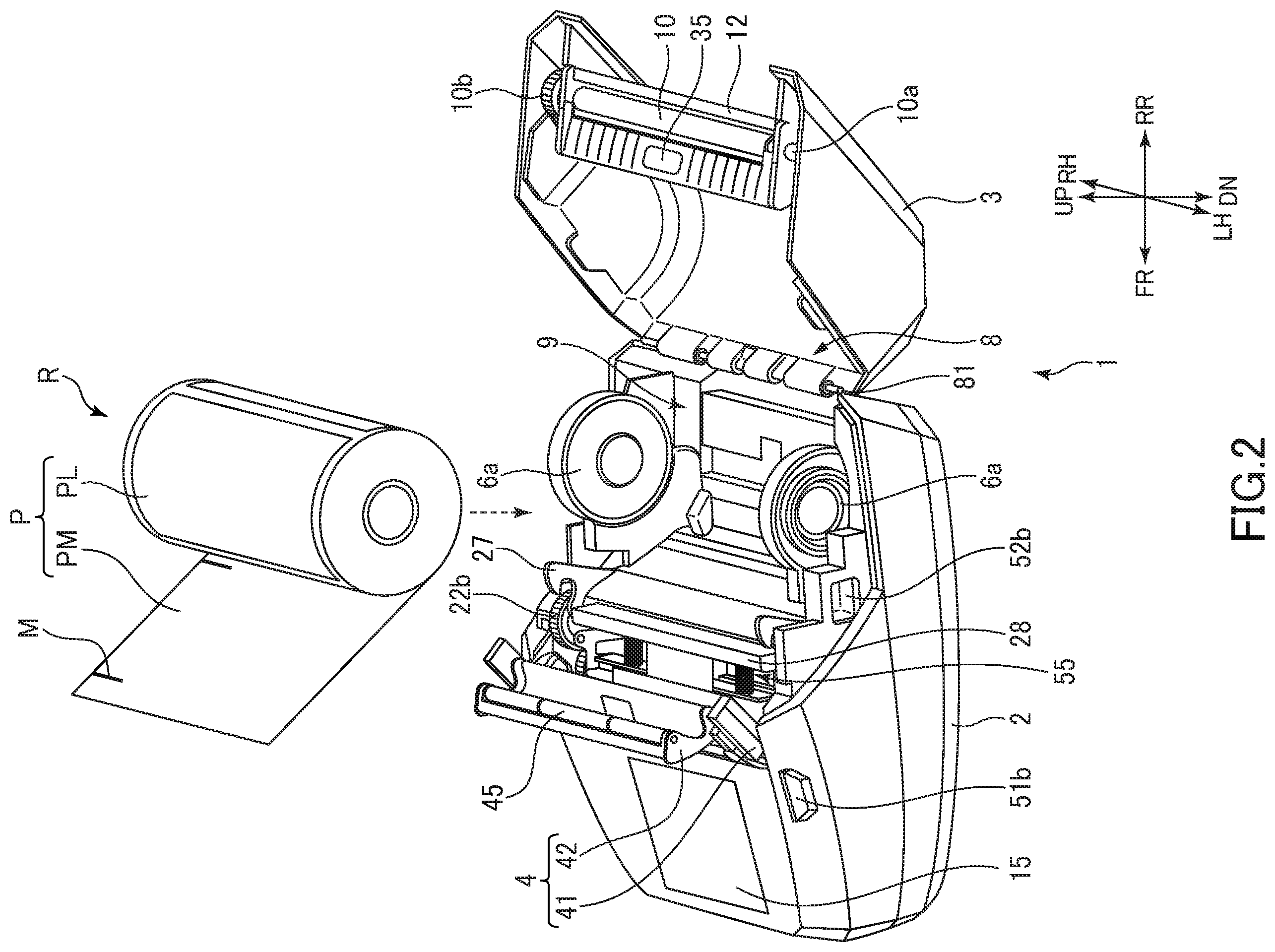 Patent US12377668 Figure 2 – Printer