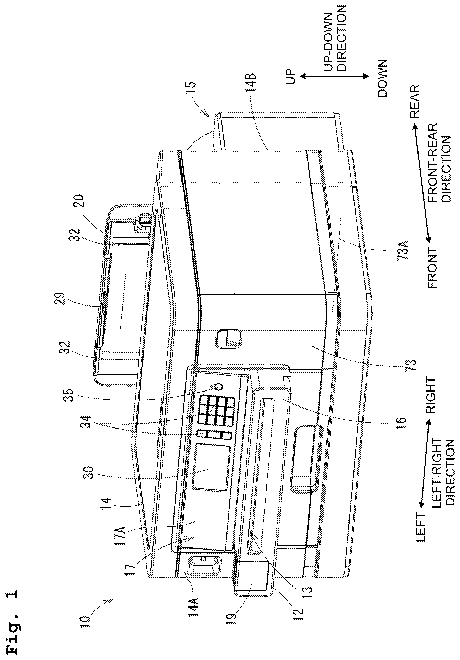 Patent US12377671 Figure 1 – Printing apparatus