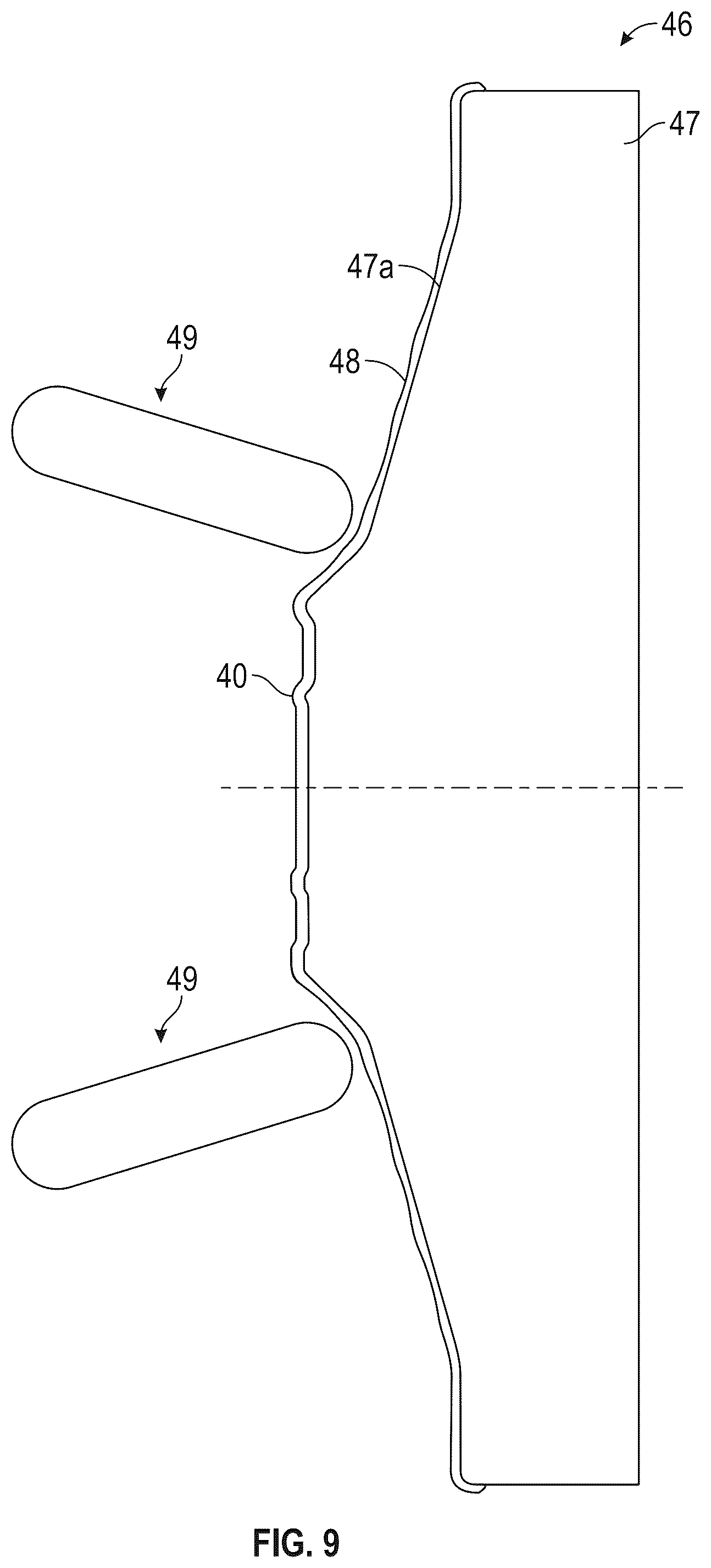 Patent US12377678 Figure 9 – Vehicle wheel disc, vehicle wheel including such a wheel disc and method for producing such a wheel disc and vehicle wheel