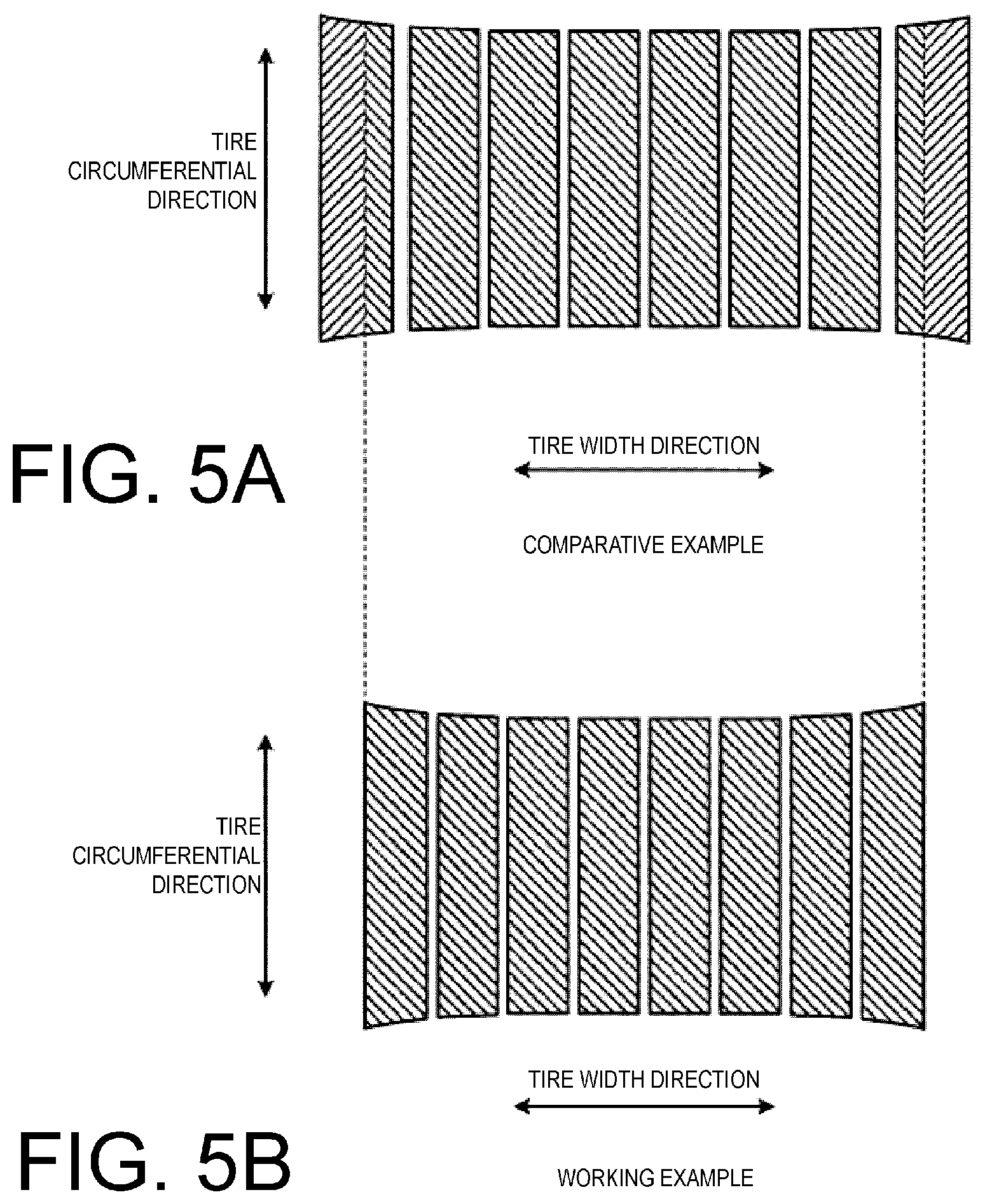 Patent US12377682 Figure 5 – Pneumatic tire