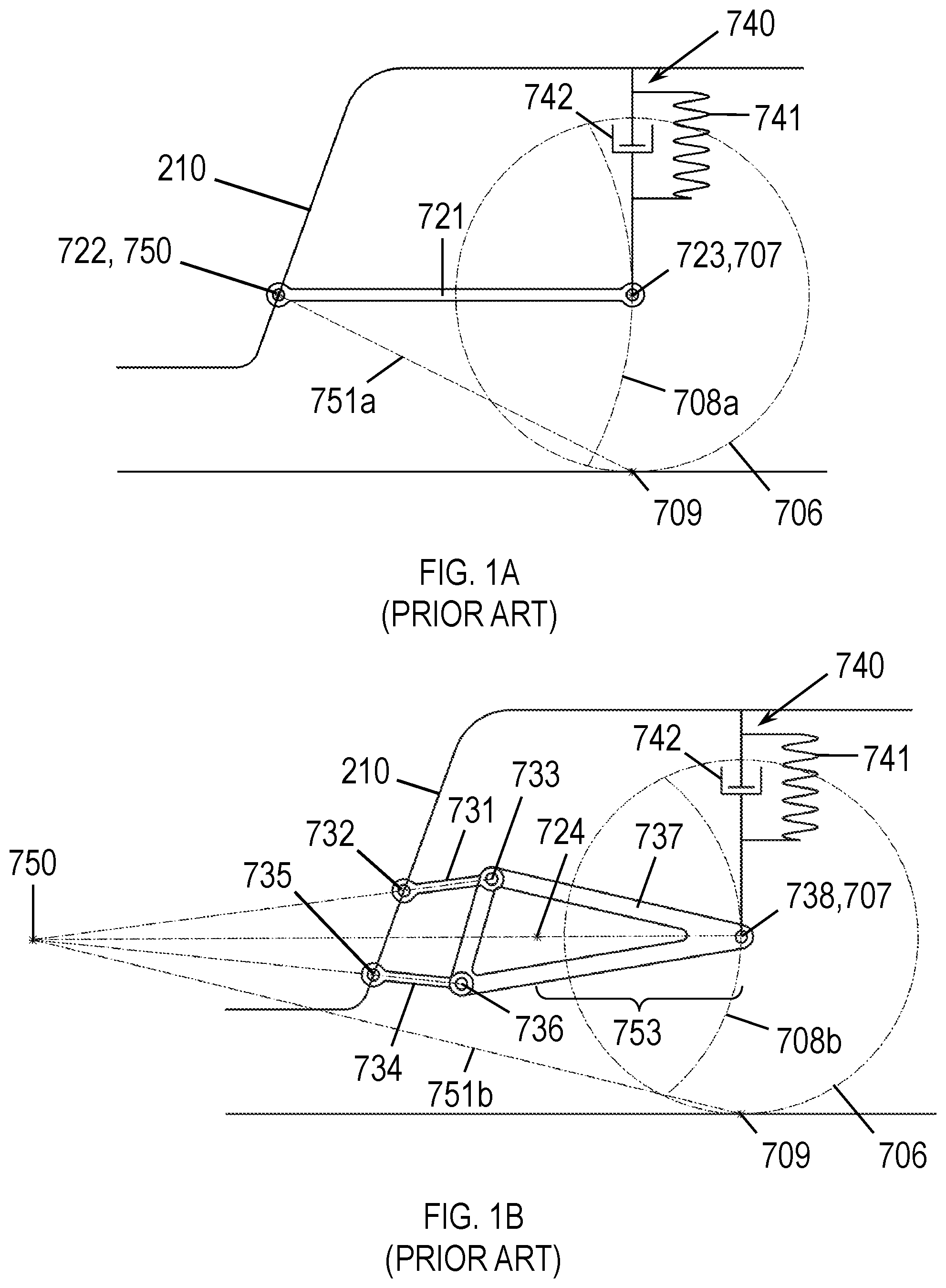 Patent US12377693 Figure 1 – Rear suspension for vehicle having improved swing arm