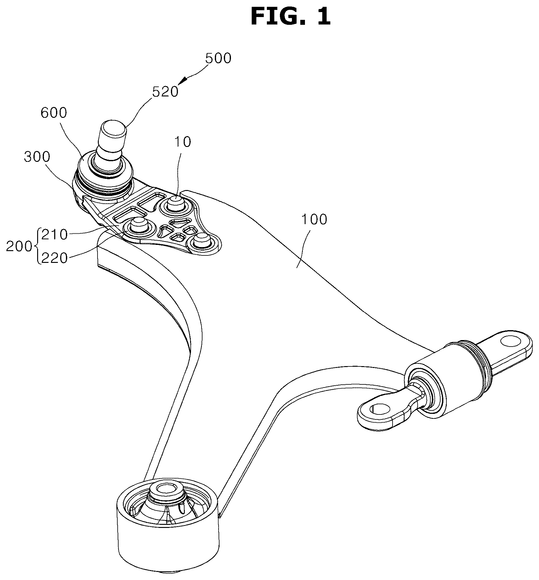Patent US12377695 Figure 1 – Suspension apparatus for vehicle
