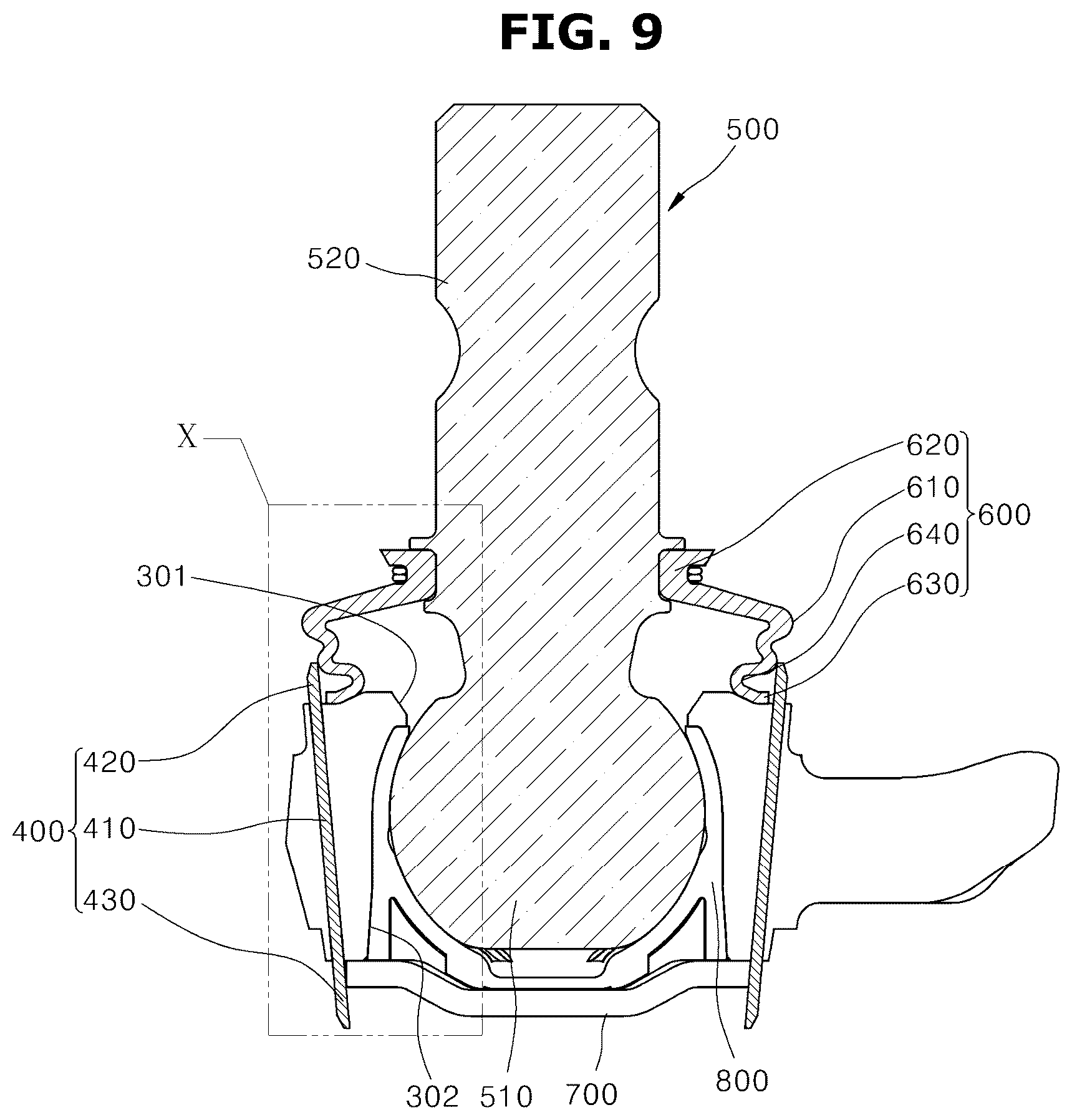 Patent US12377695 Figure 9 – Suspension apparatus for vehicle