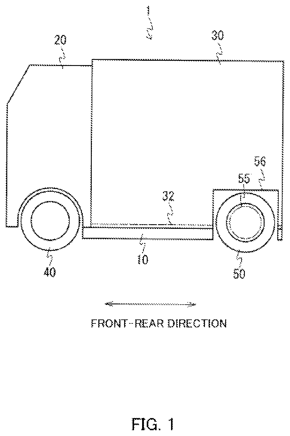 Patent US12377696 Figure 1 – Vehicle