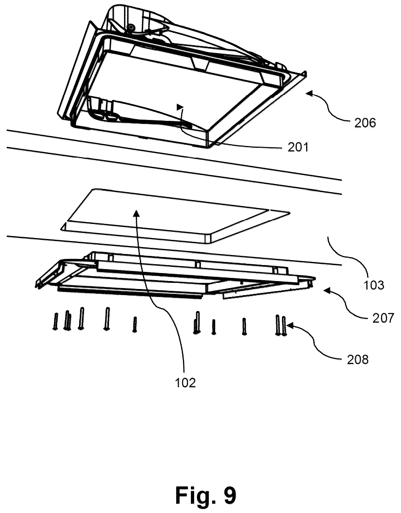 Patent US12377704 Figure 9 – Component of climatization system or window system