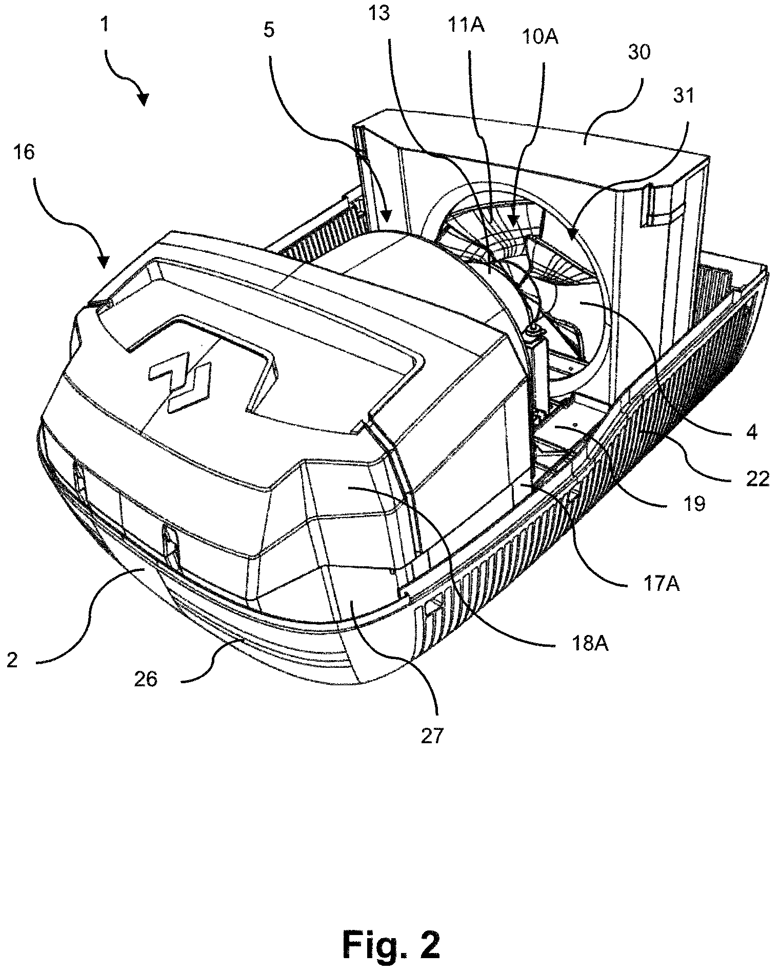 Patent US12377705 Figure 2 – Air conditioning unit