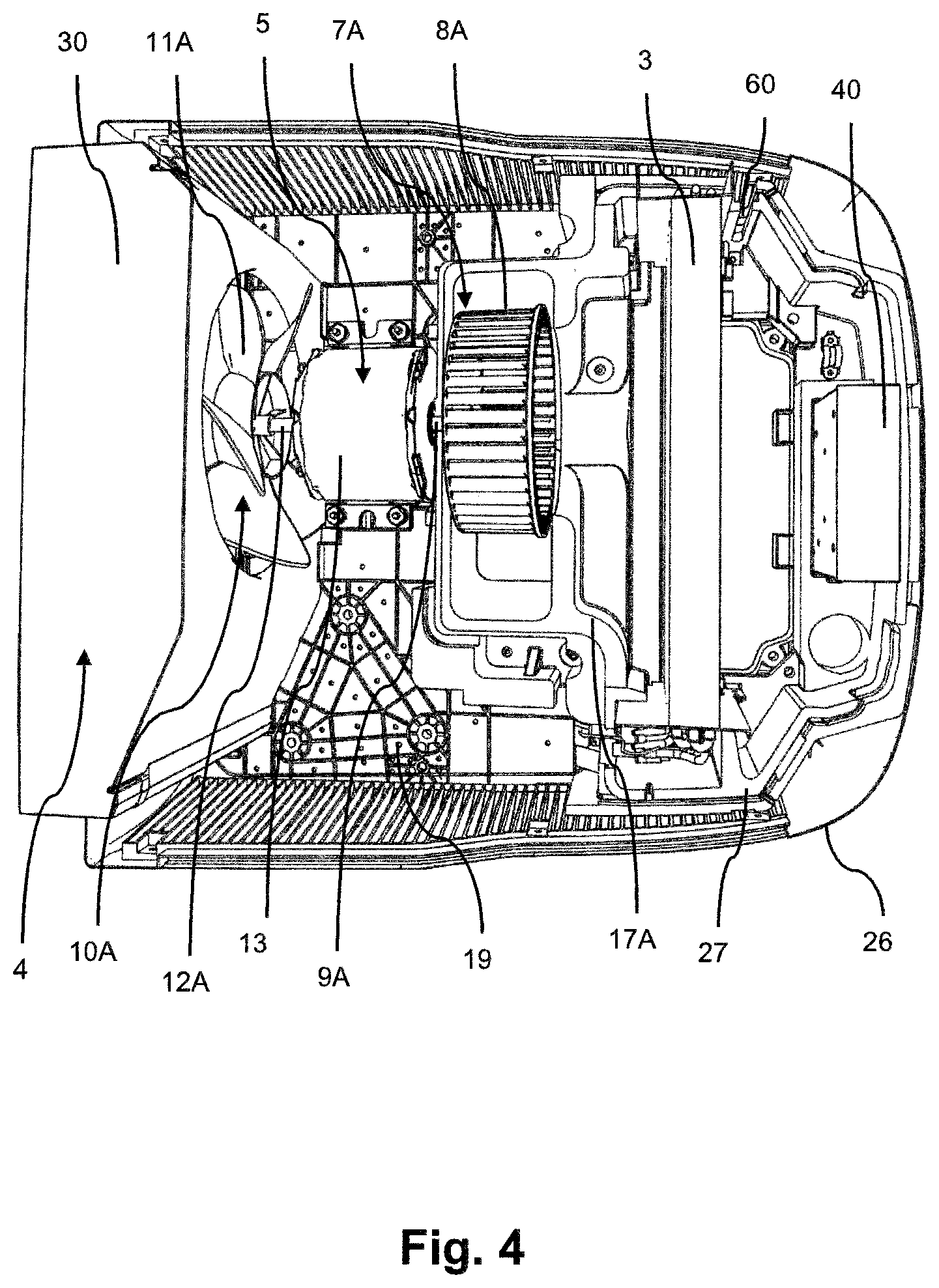 Patent US12377705 Figure 4 – Air conditioning unit