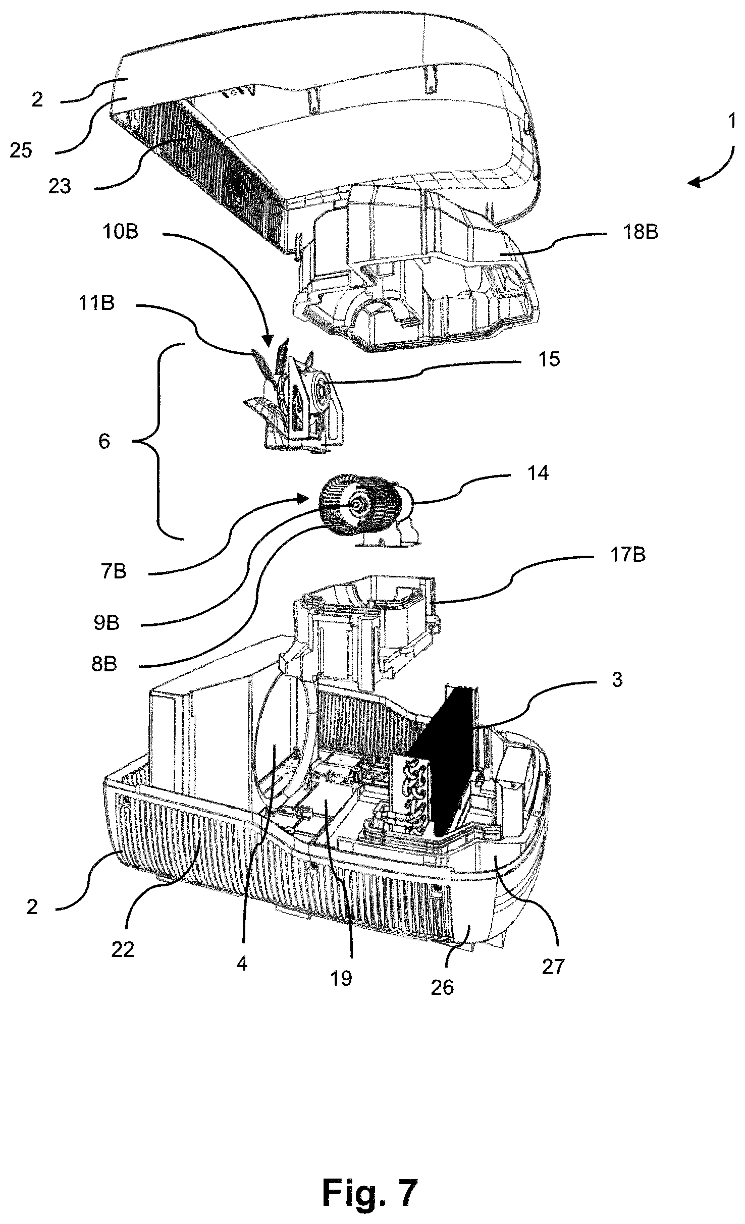 Patent US12377705 Figure 7 – Air conditioning unit