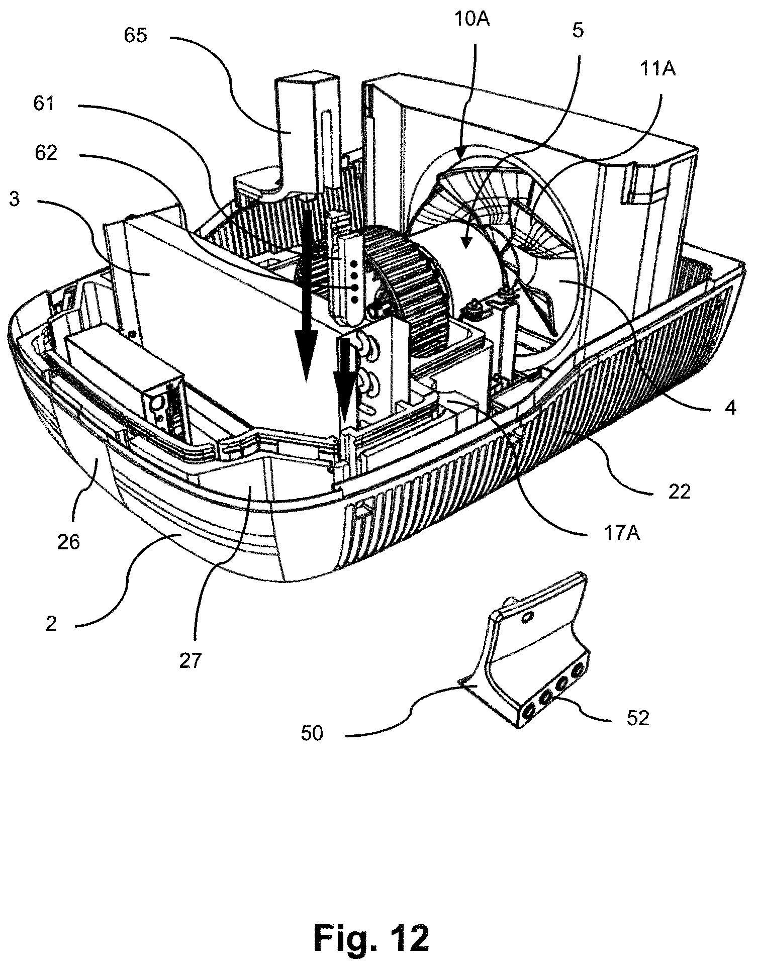Patent US12377705 Figure 12 – Air conditioning unit