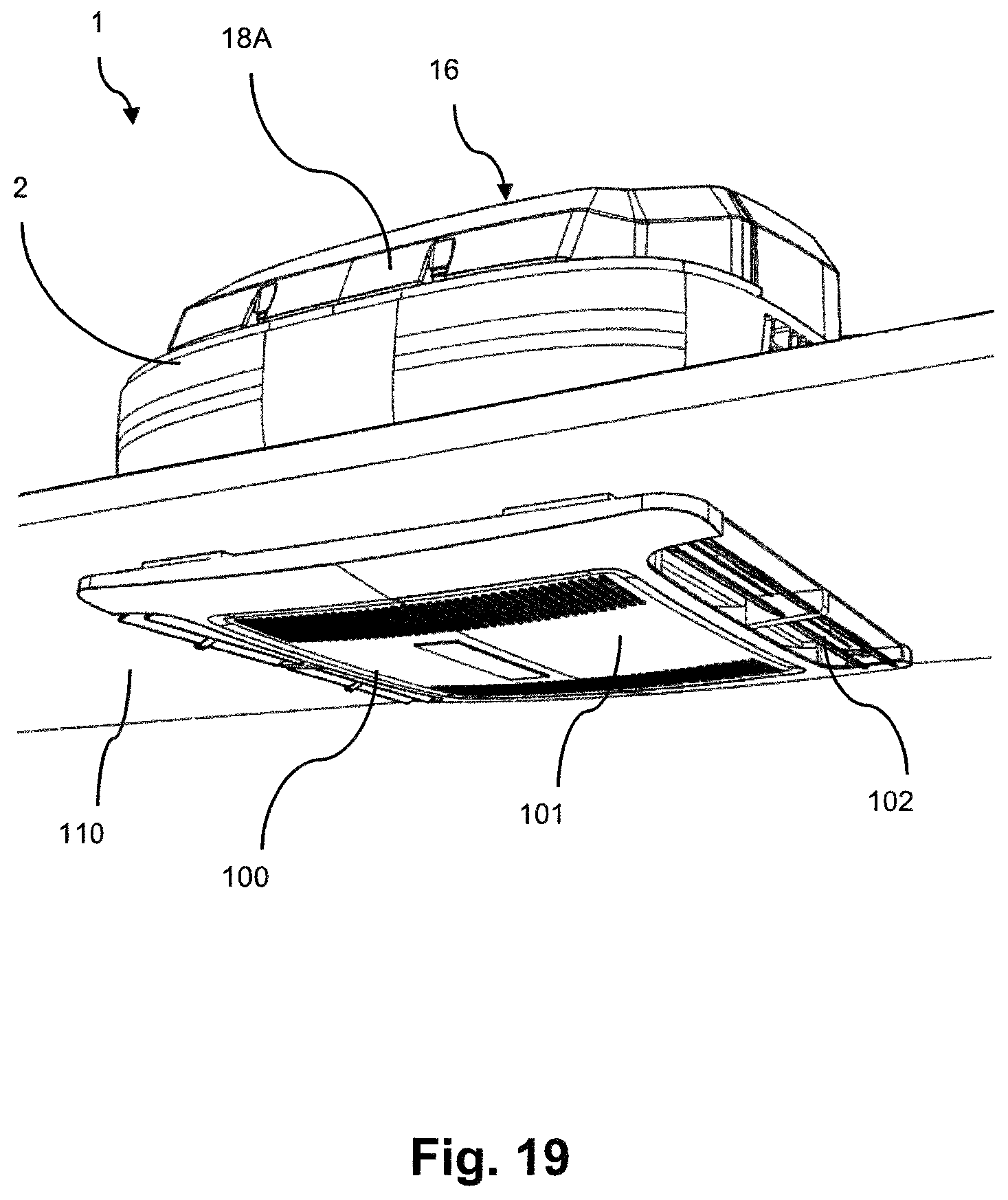 Patent US12377705 Figure 19 – Air conditioning unit
