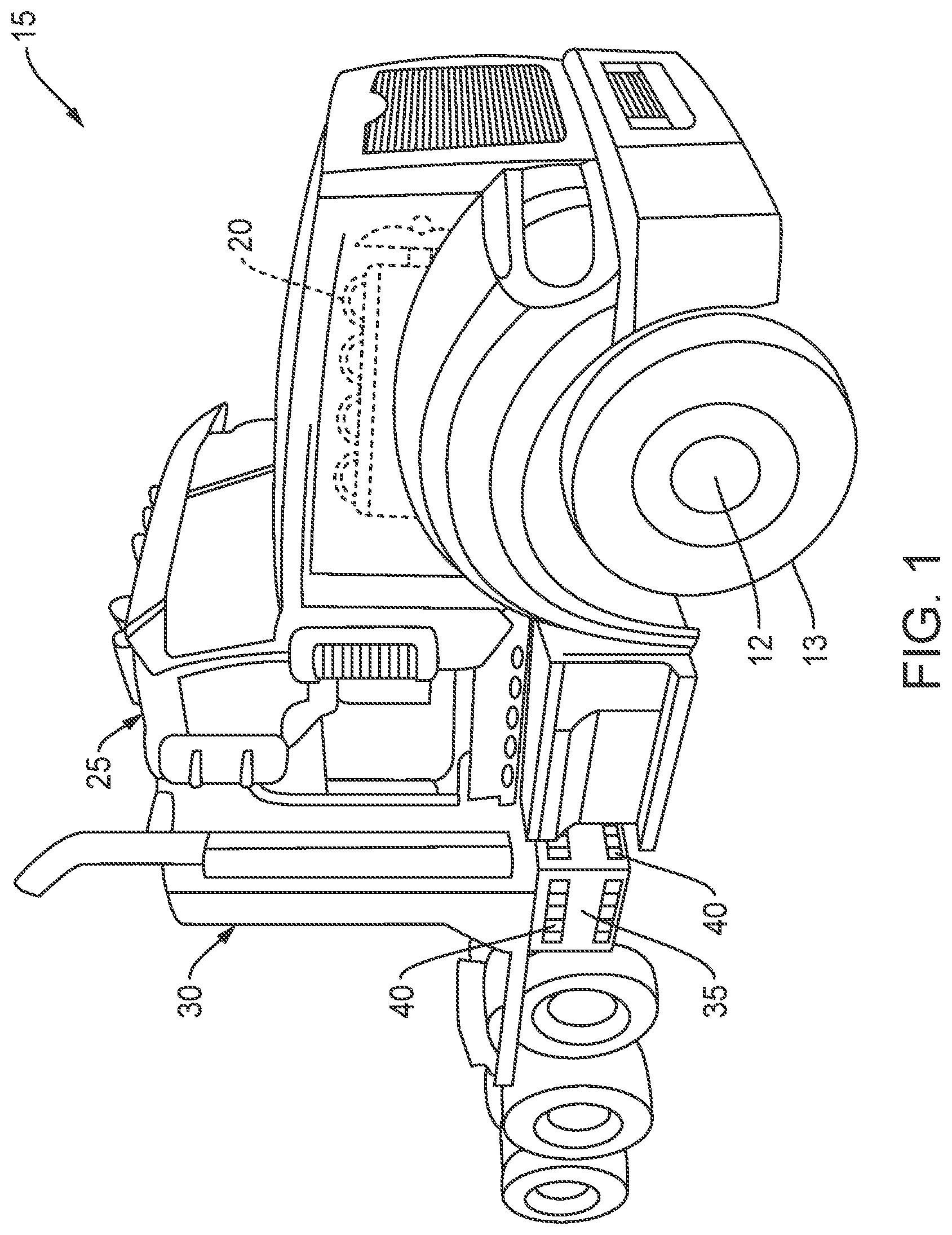 Patent US12377707 Figure 1 – Auxiliary power unit and method for a vehicle