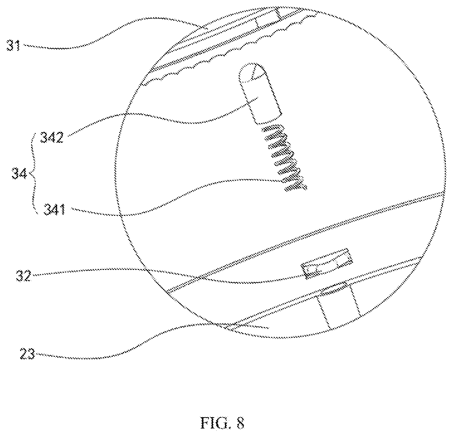 Patent US12377716 Figure 8 – Semi-automatic telescopic automobile air conditioner air outlet