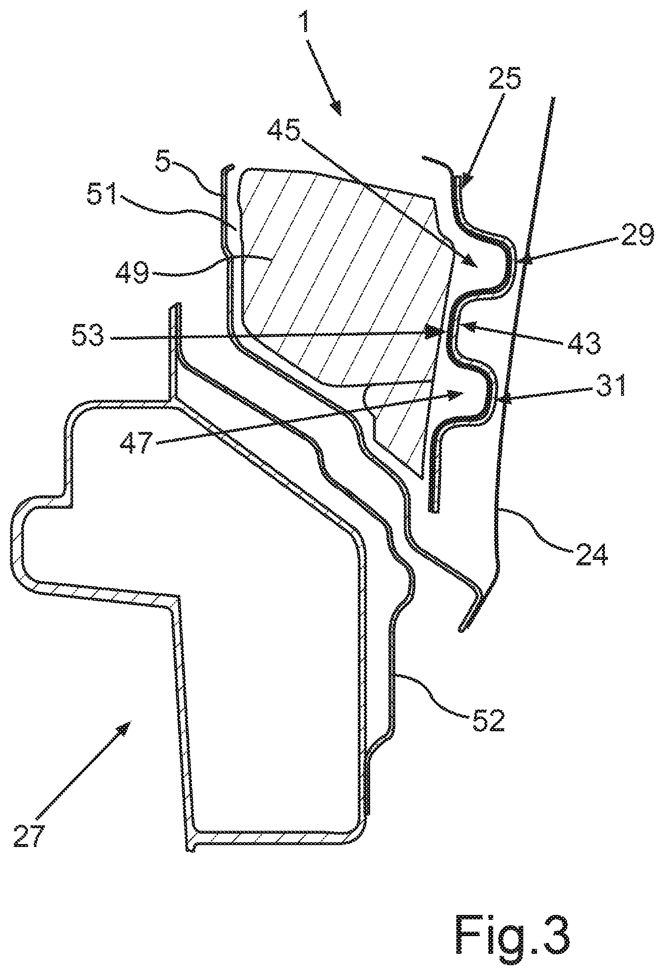 Patent US12377718 Figure 3 – Motor vehicle having a side door