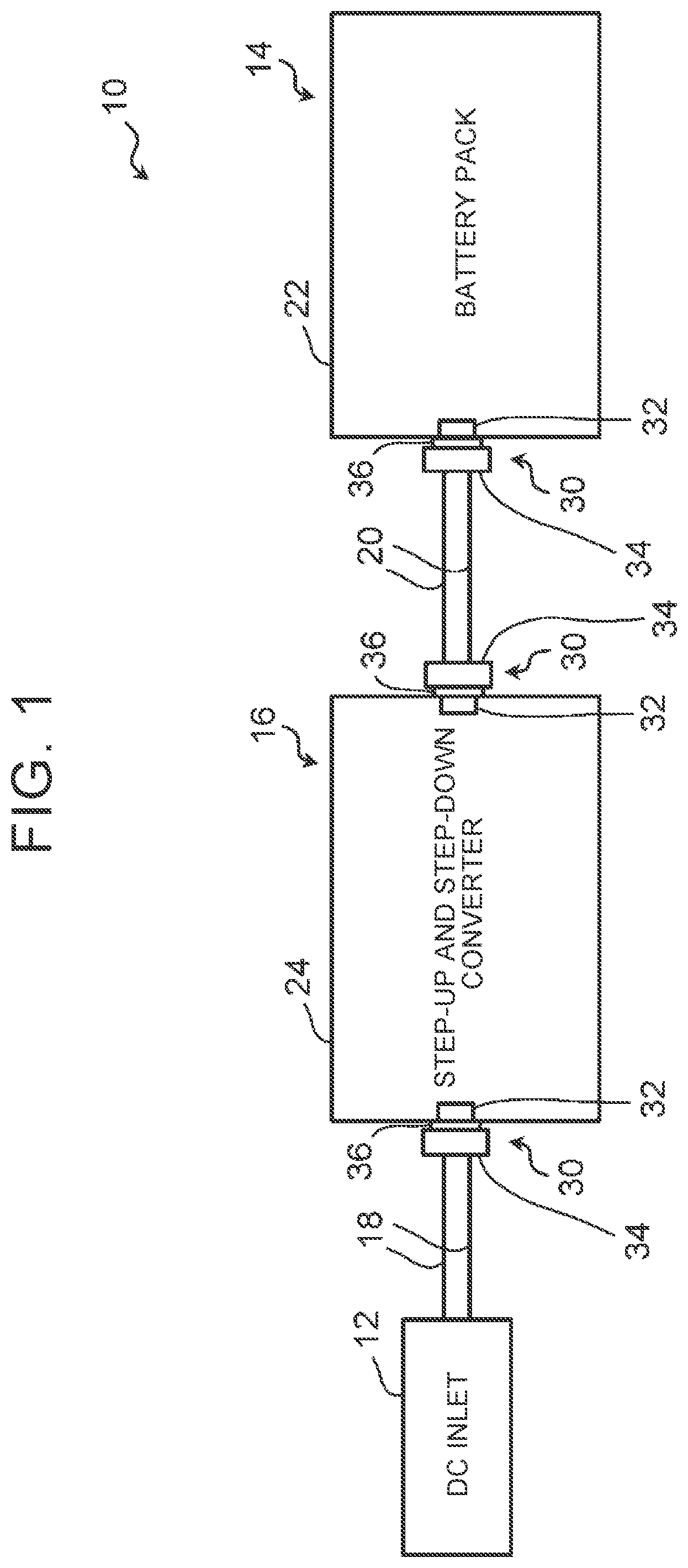 Patent US12377740 Figure 1 – Vehicle power supply device
