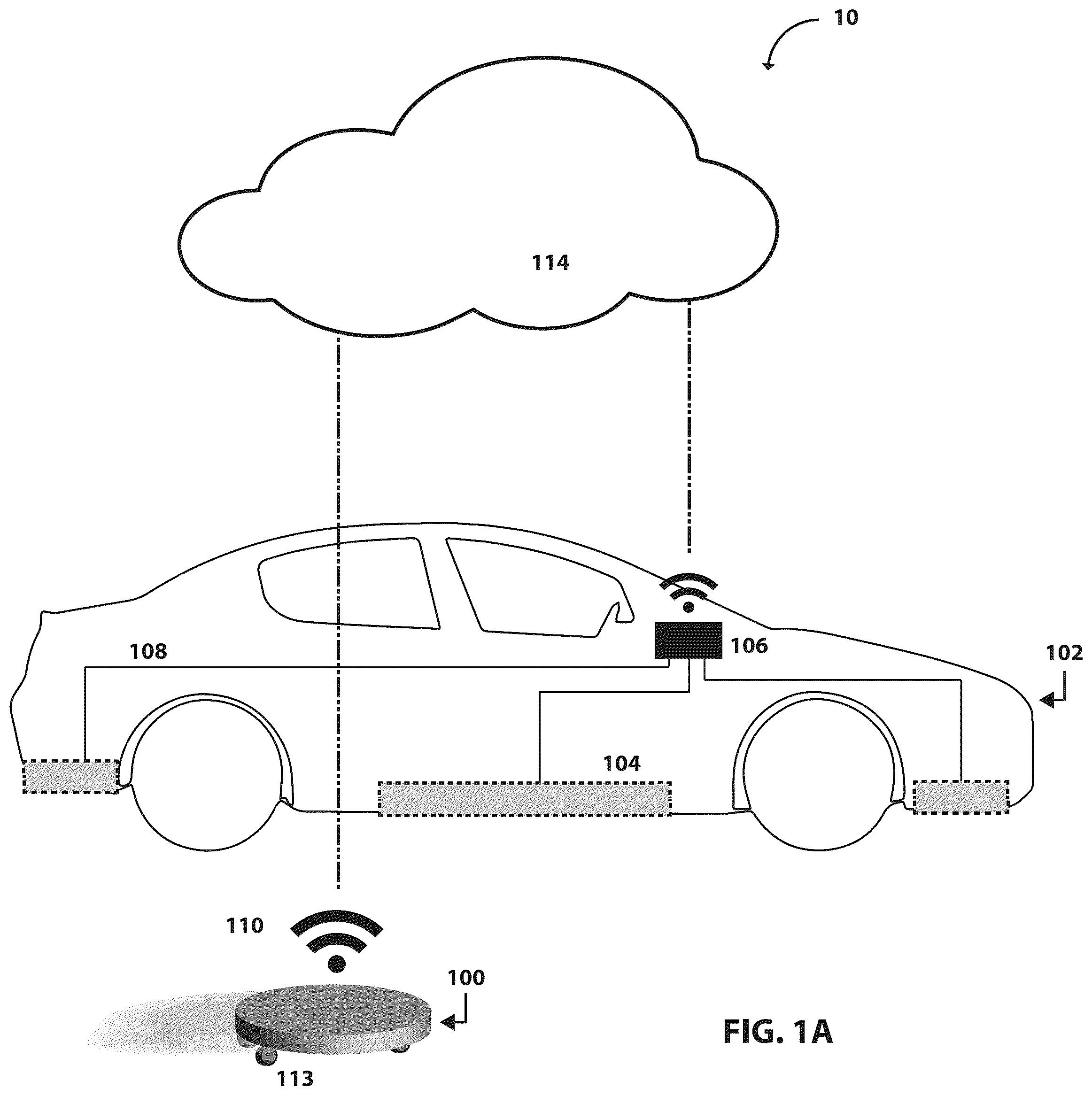 Patent US12377744 — On-demand electric charge service — Figure 1
