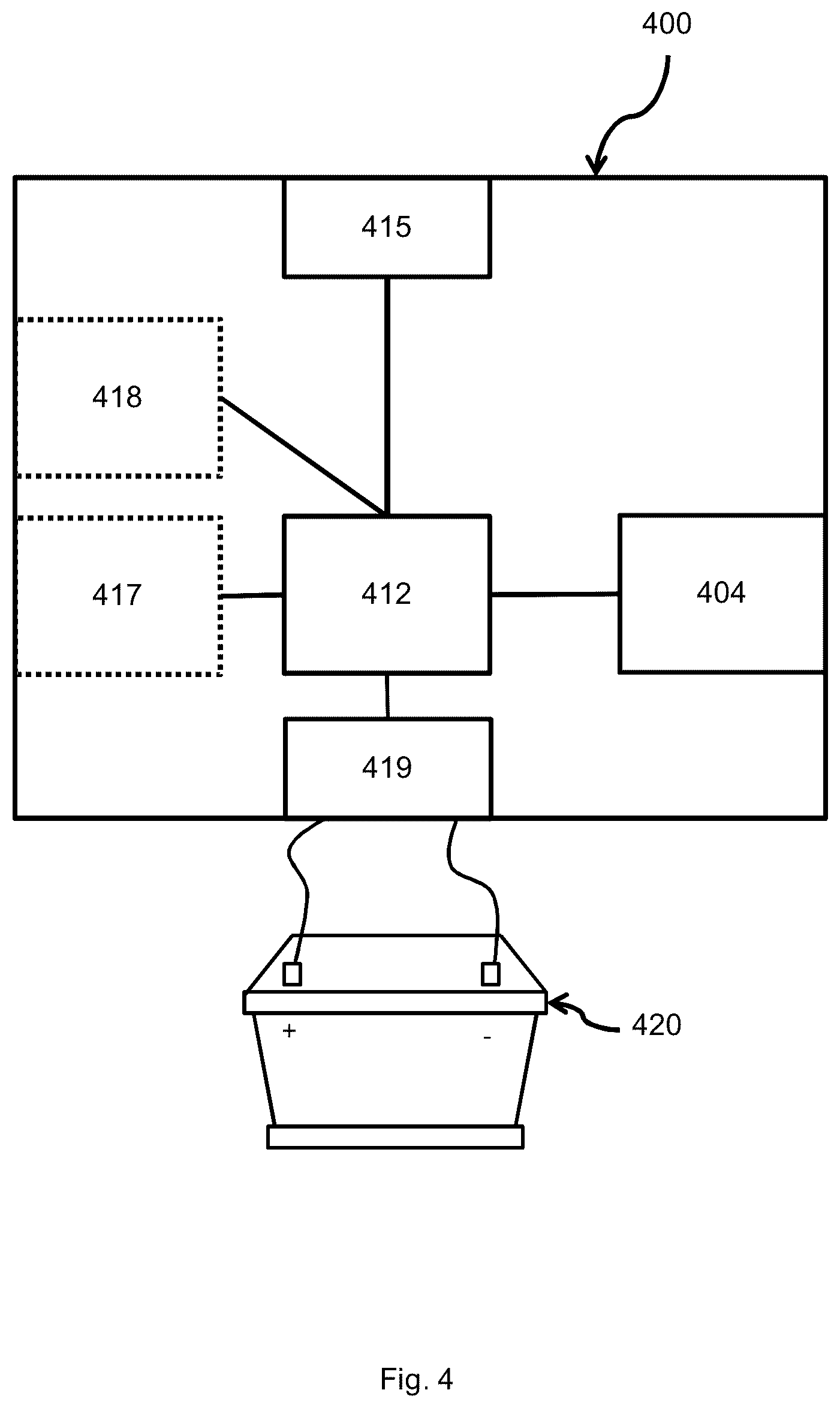 Patent US12377747 Figure 4 – Method to detect vehicle battery type before charge