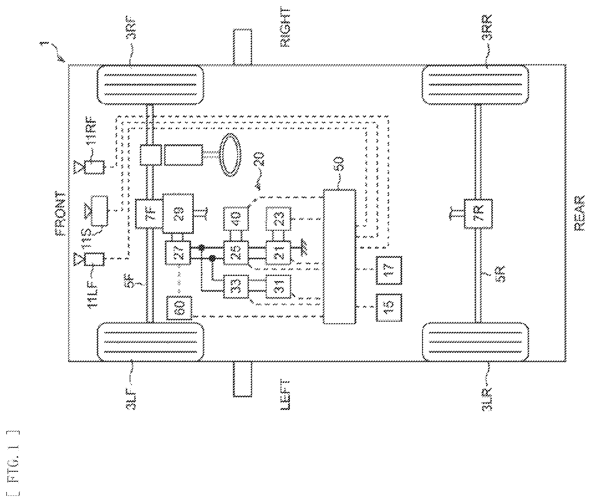 Patent US12377756 Figure 1 – Electric power control apparatus, fuel cell system, vehicle, and recording medium