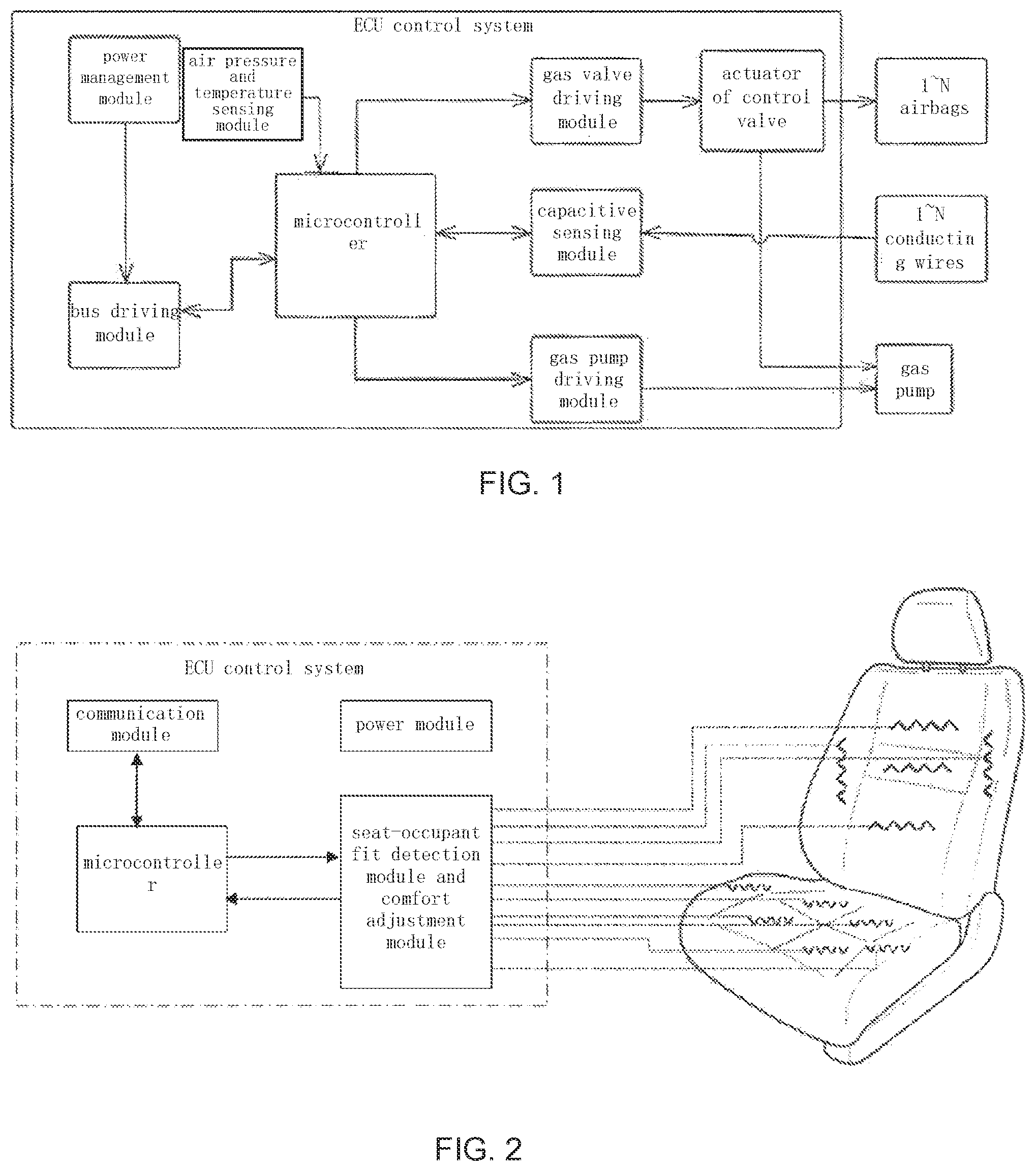 Patent US12377758 Figure 1 – Adaptive seat comfort system based on passenger-seat fit degree, and adjustment method