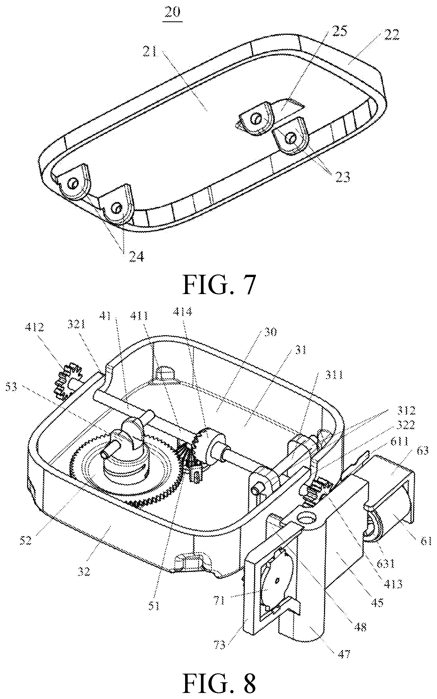 Patent US12377768 Figure 4 – Cup holder assembly and vehicle having same