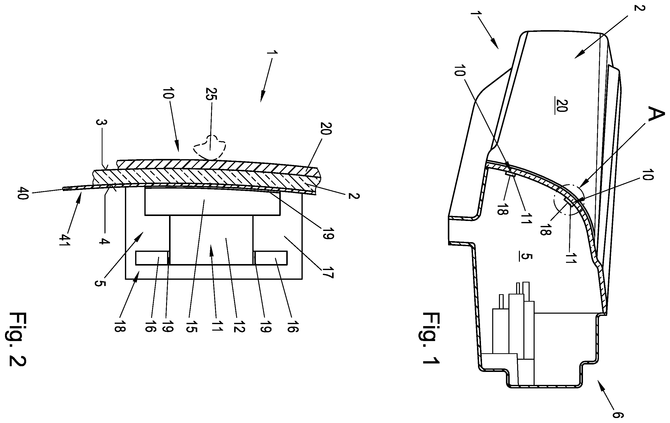 Patent US12377771 Figure 1 – Cleaning device for a window pane